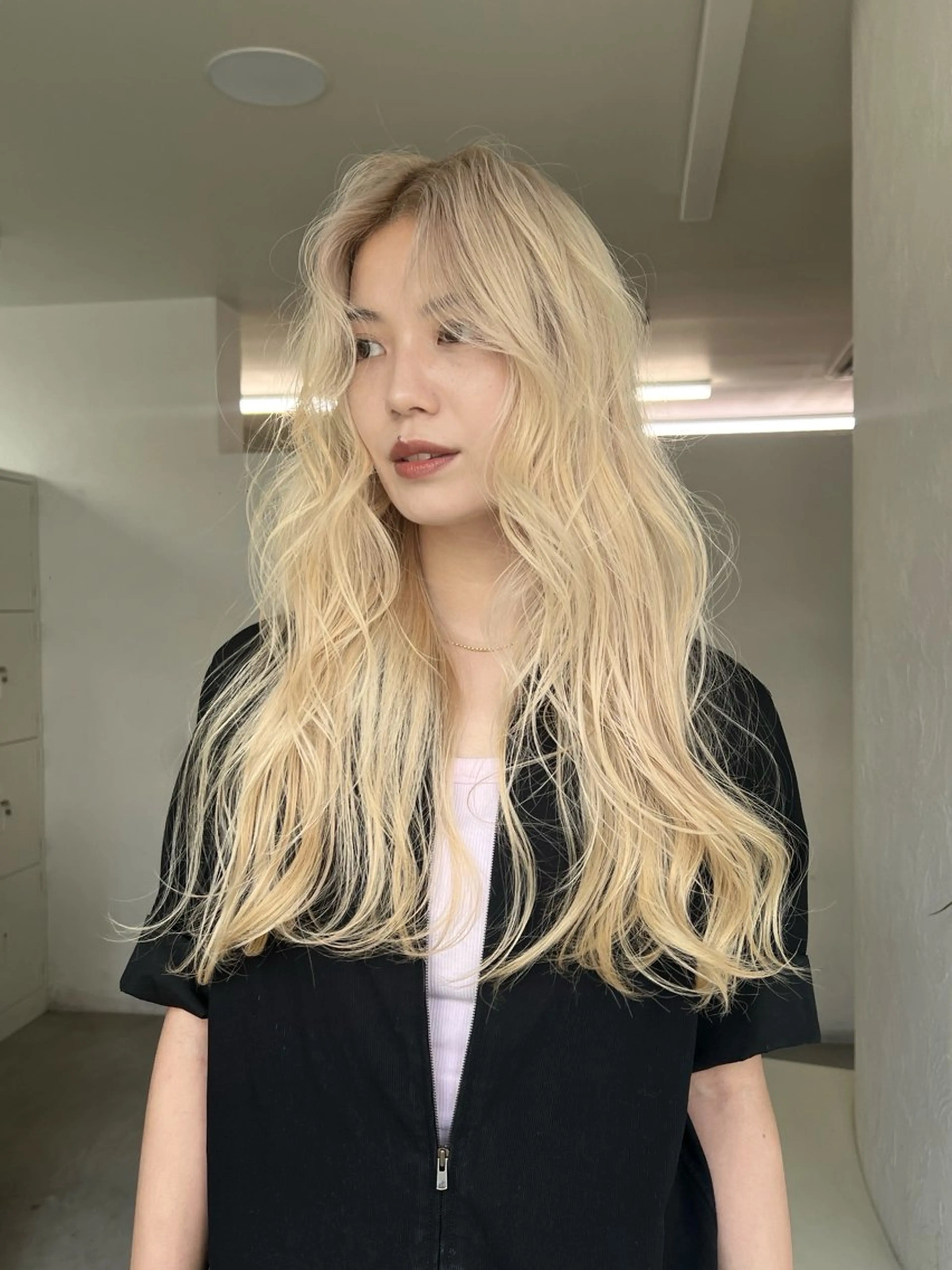 ロング カラー カット ヘアカラー トリートメント 小林 美咲のヘアスタイル