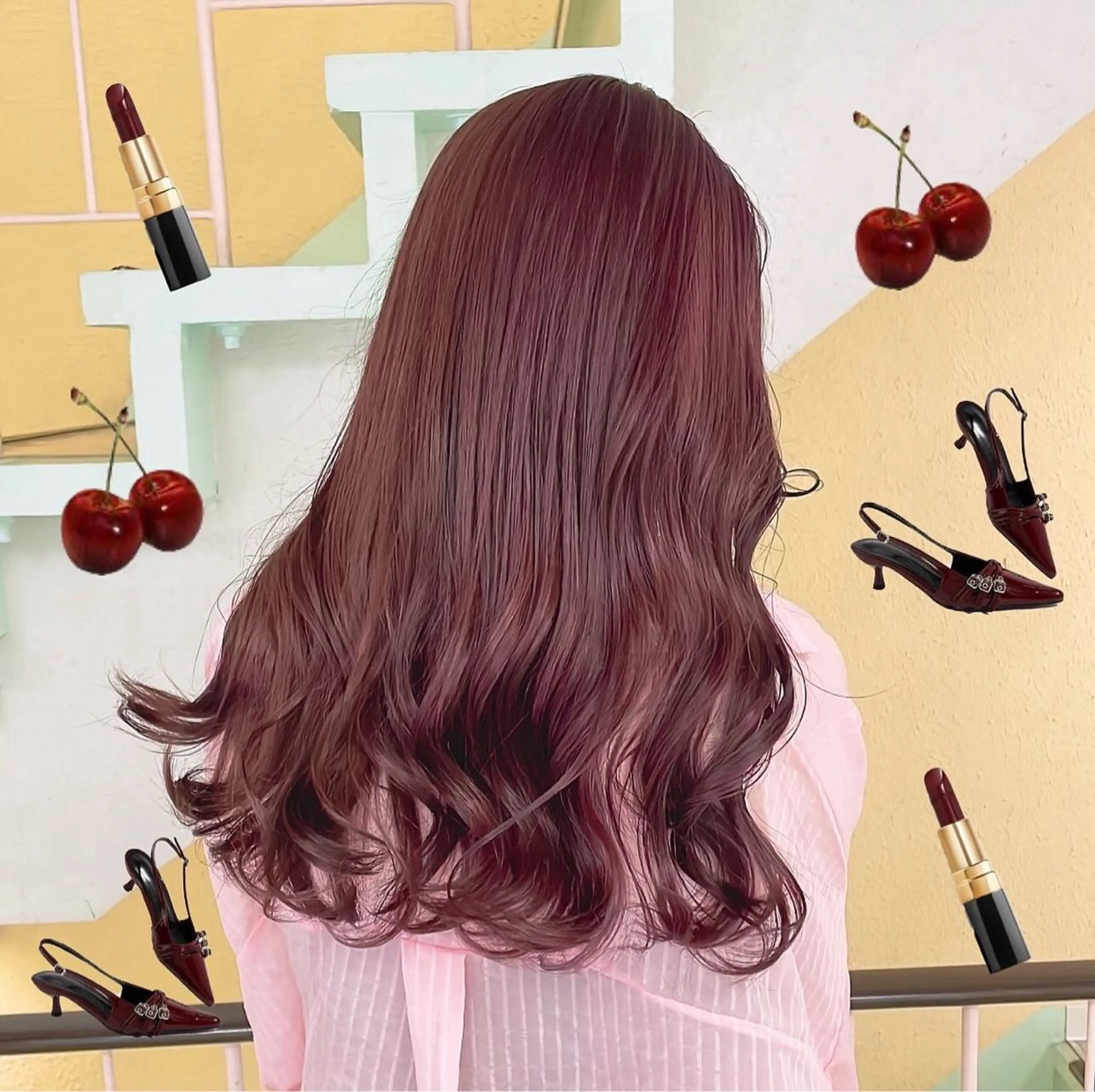 カラー ヘアカラー トリートメント 渋谷:インナーカラー ／🍒エリカ🍒のヘアスタイル