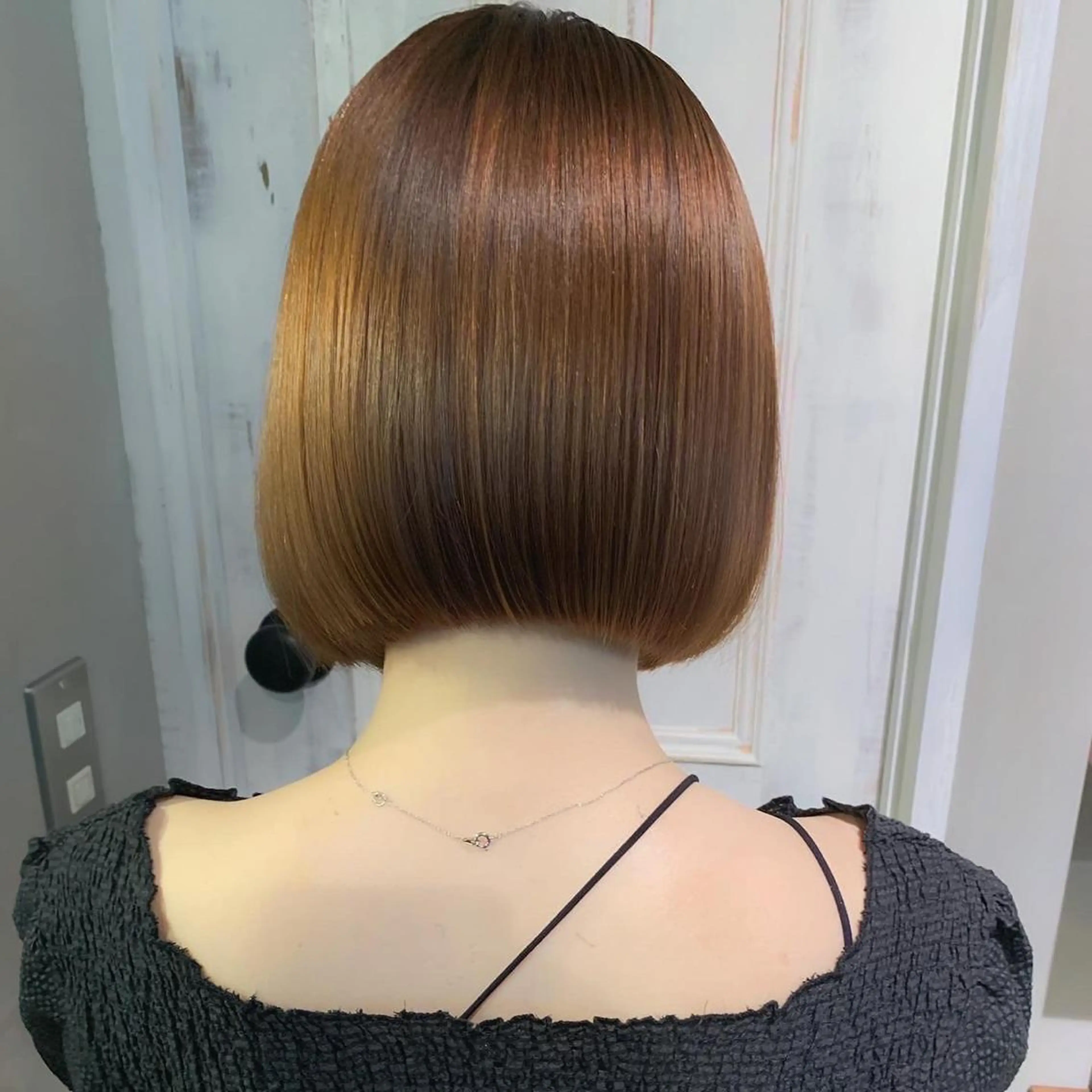 ショート ヘアアレンジ ボブ 似合わせカット カット トリートメント HACCH （ハッチ）所属・🪼ボブ/ハイトーン /髪質改善🪼のヘアスタイル