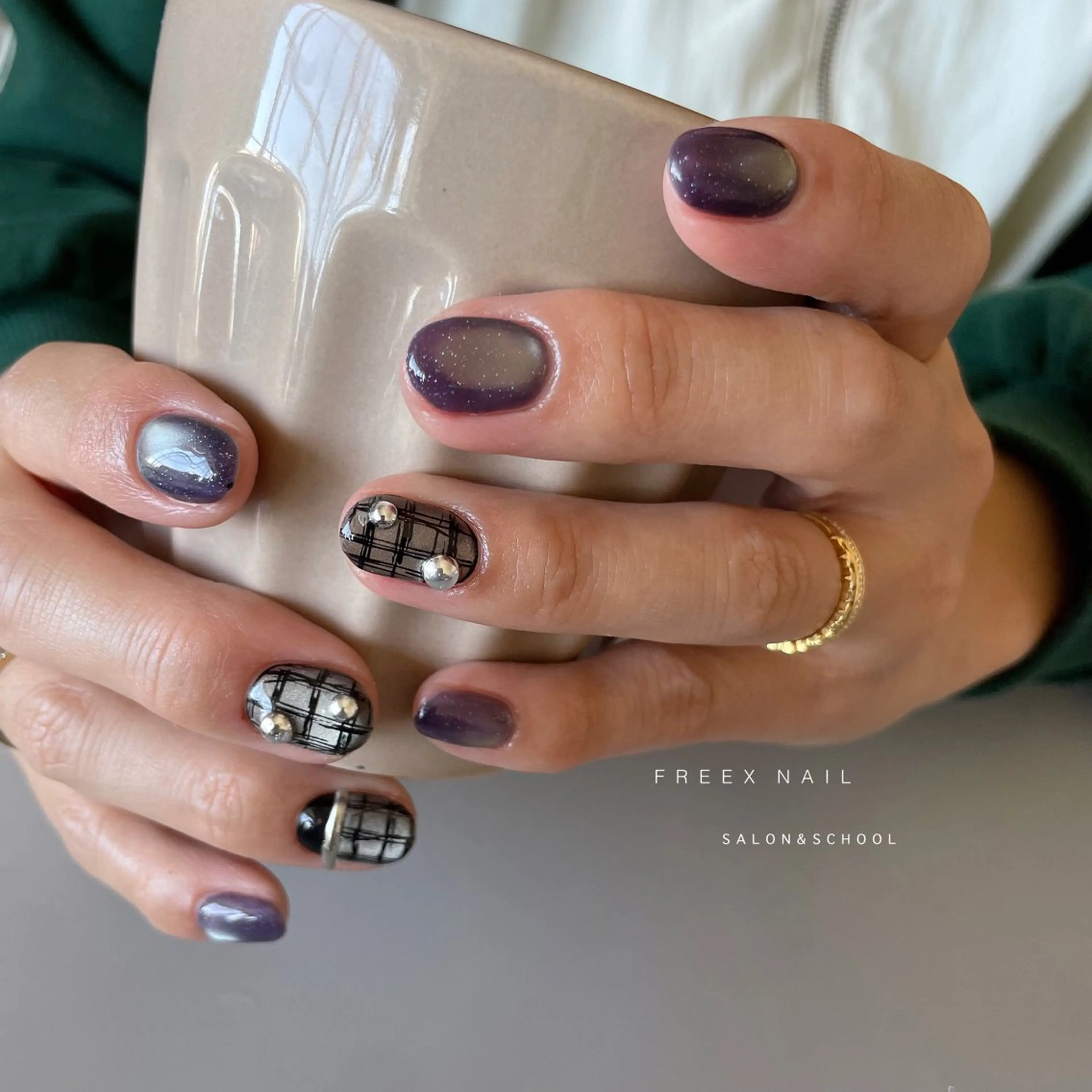 ネイル ハンドネイル フットネイル Freex nail所属・freex nail /ニュアンス/個性派のネイルデザイン