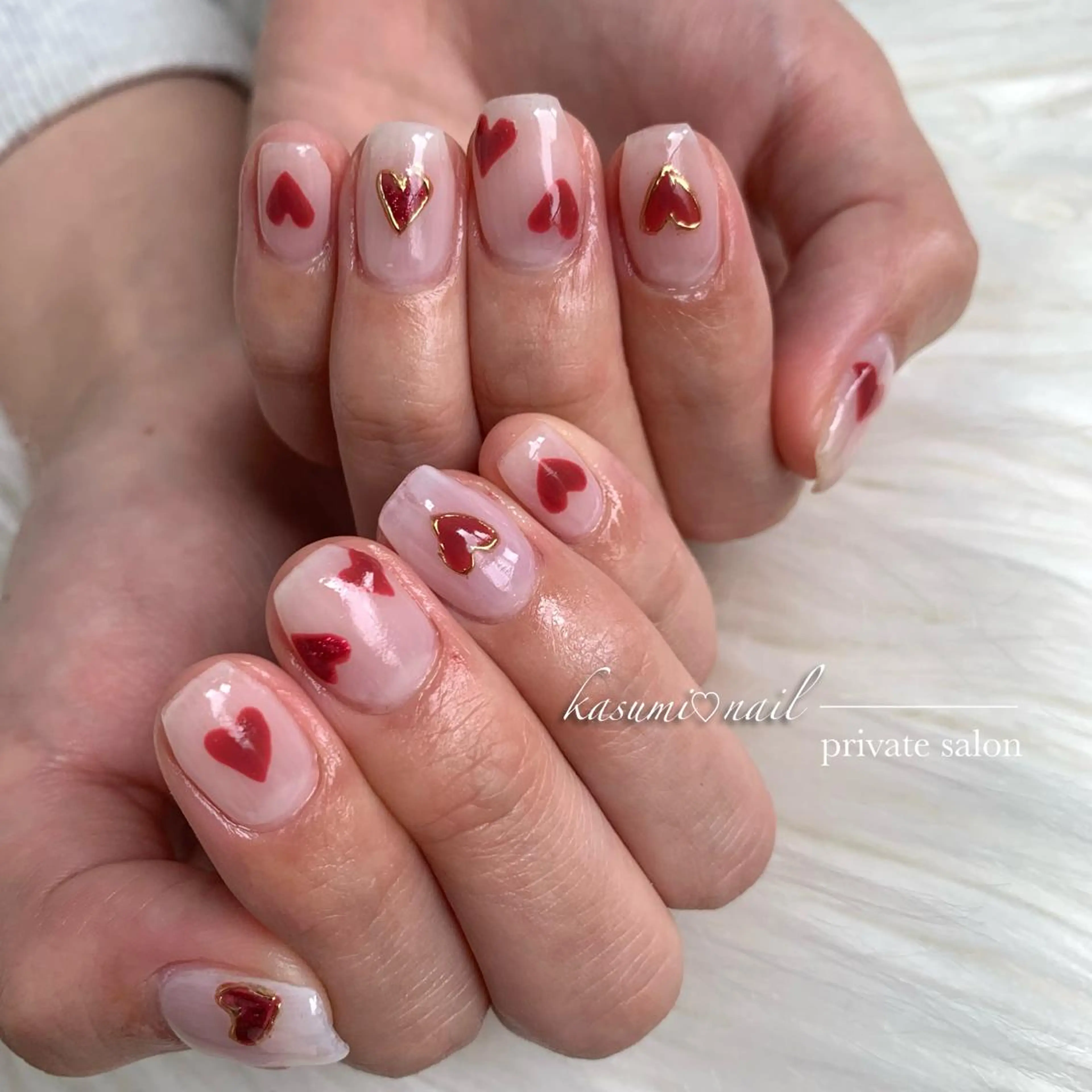 ネイル アートネイル フットネイル フレンチネイル ロングネイル マグネットネイル KASUMI♡ Nailのネイルデザイン