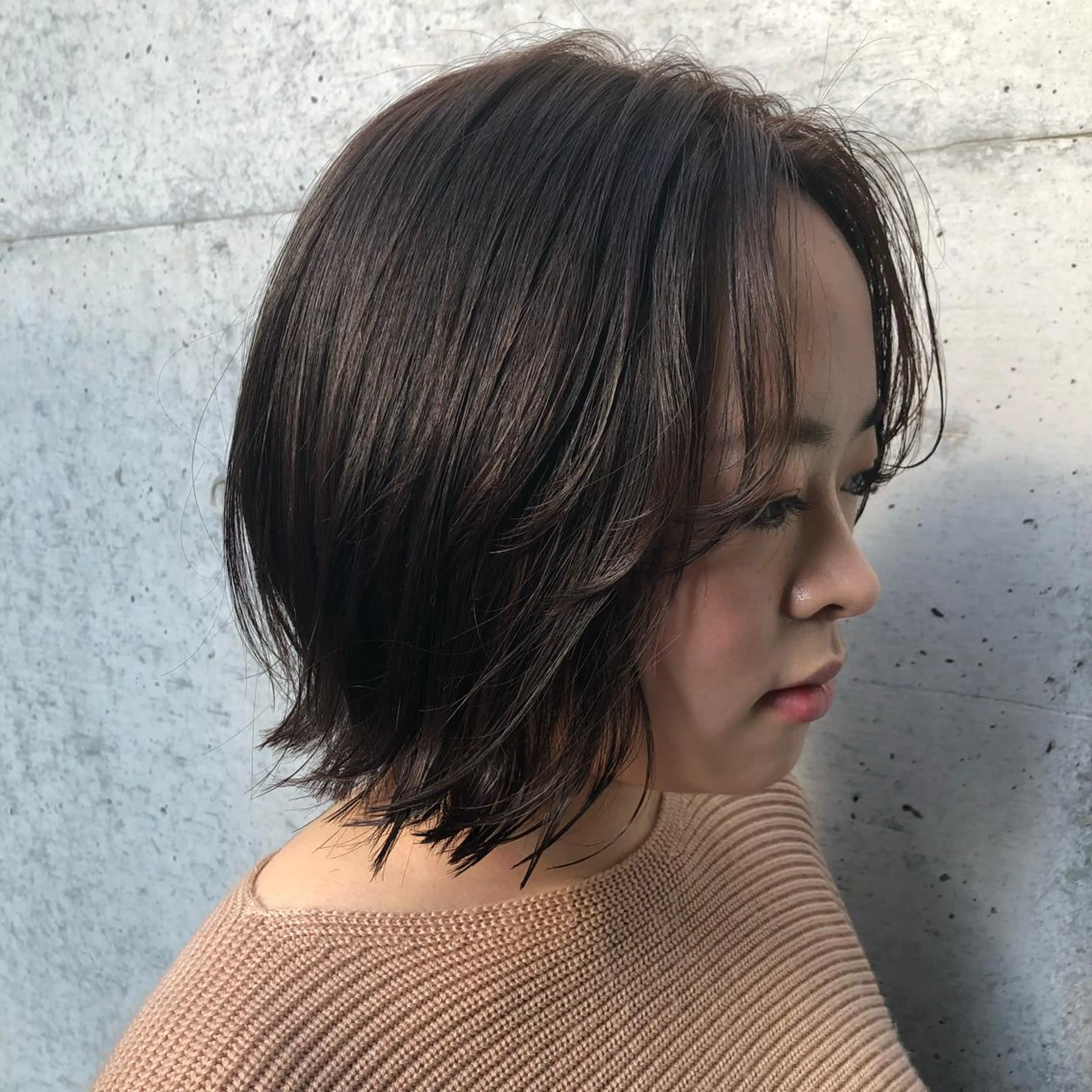 ミディアム カラー パーマ ヘアアレンジ ミディアムパーマ apish aoyama所属・武 愛子の眉毛・アイブロウイメージ