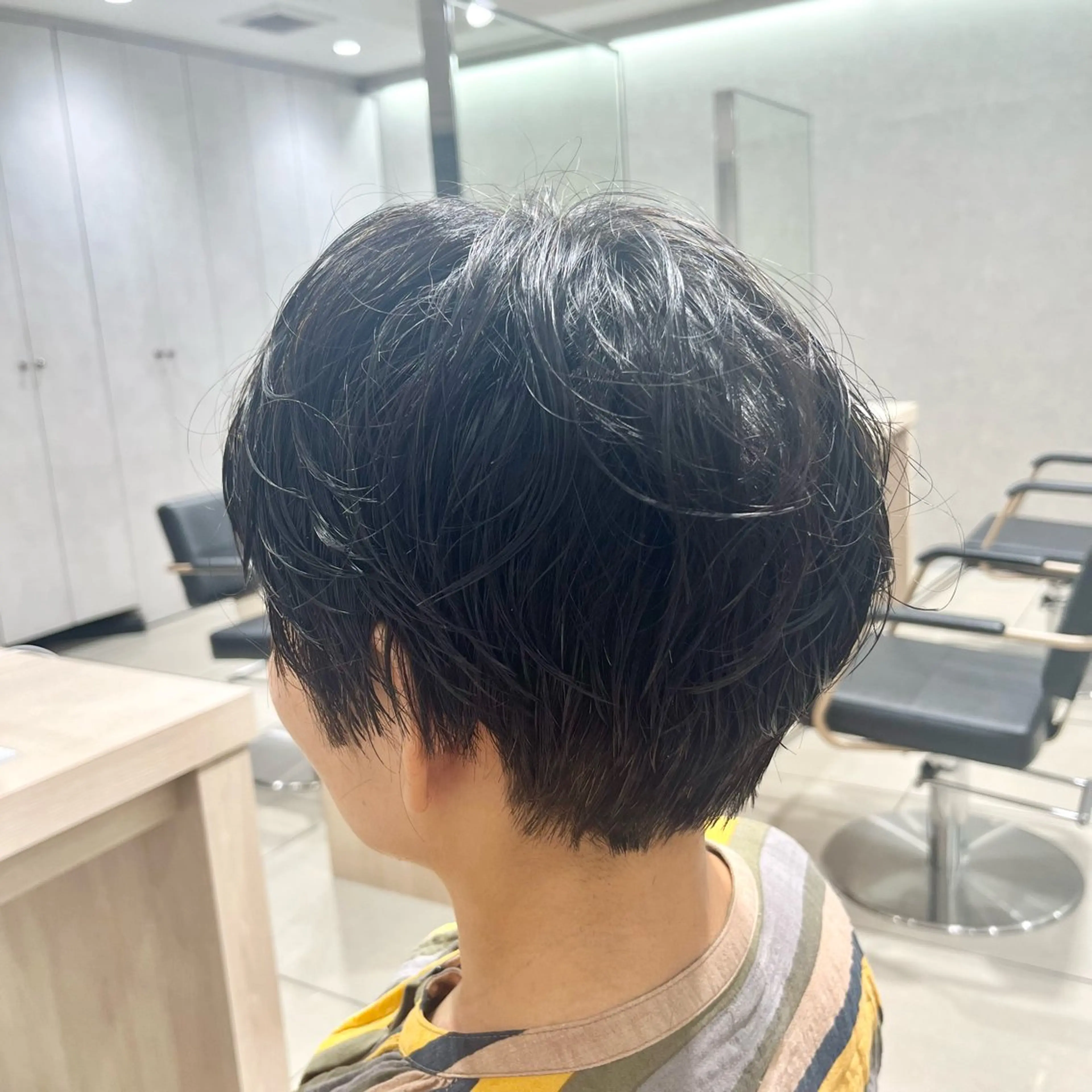 ショート パーマ ショートヘア カット パーマ トリートメント 巖本 真希のヘアスタイル