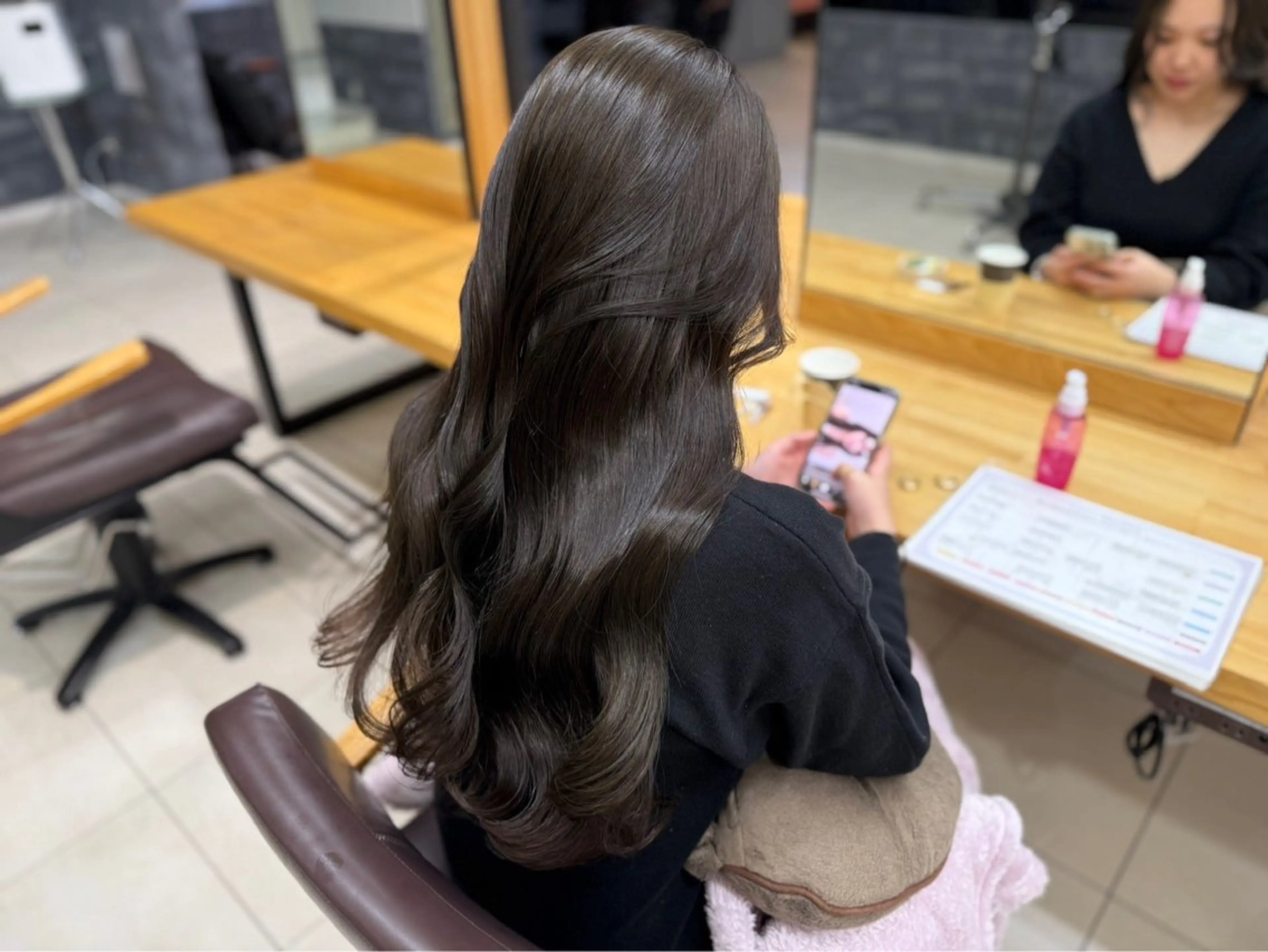 ロング ヘアカラー 髙宮壮真/メンズ 🍑暖色カラー🍑のヘアスタイル