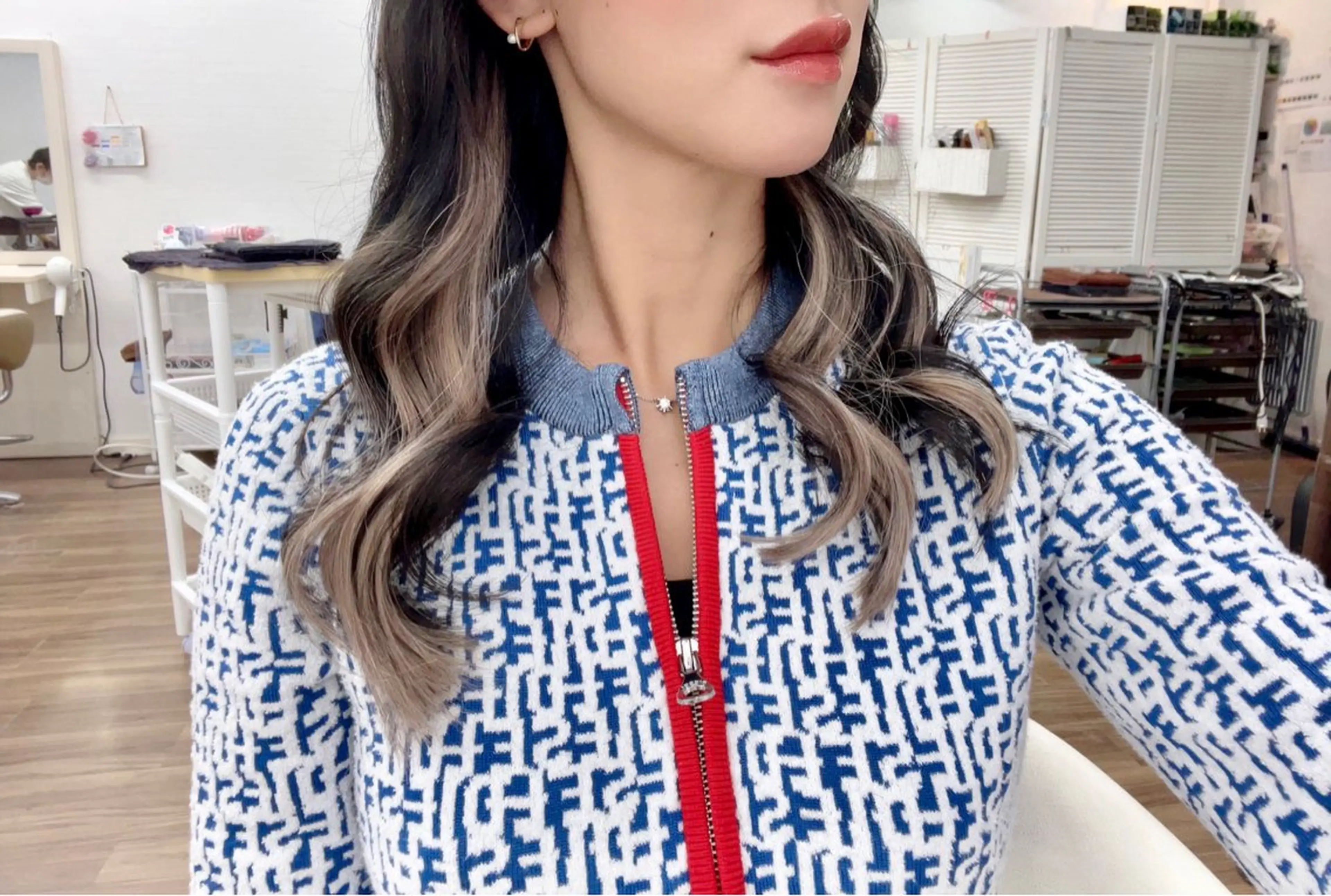 セミロング ヘアアレンジ エクステ GLOSS♡ ヤマガミコウジのヘアスタイル