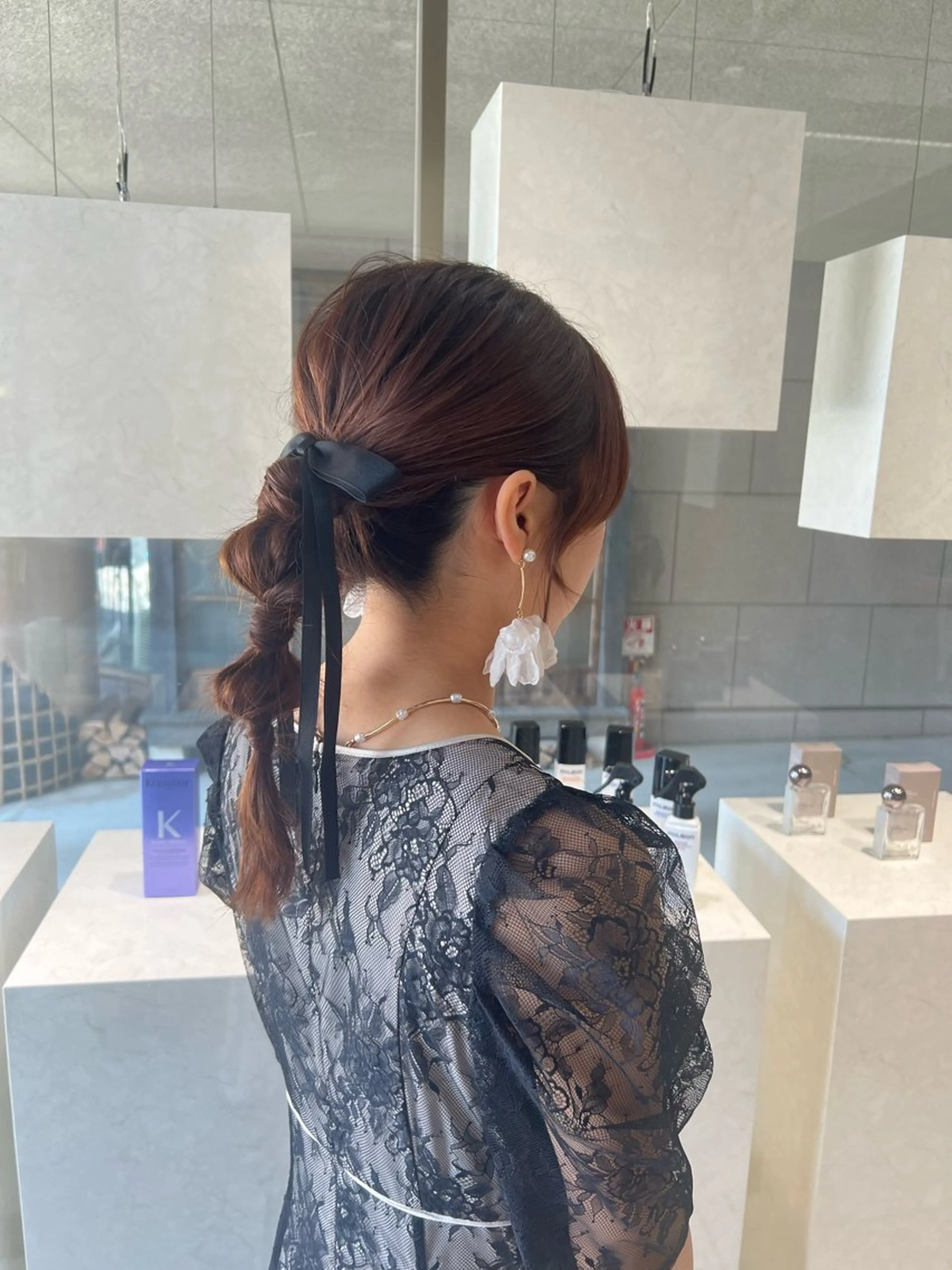 セミロング 玉ねぎヘアー incanto by hands所属・鹿児島美容室 NATSUKIのヘアスタイル