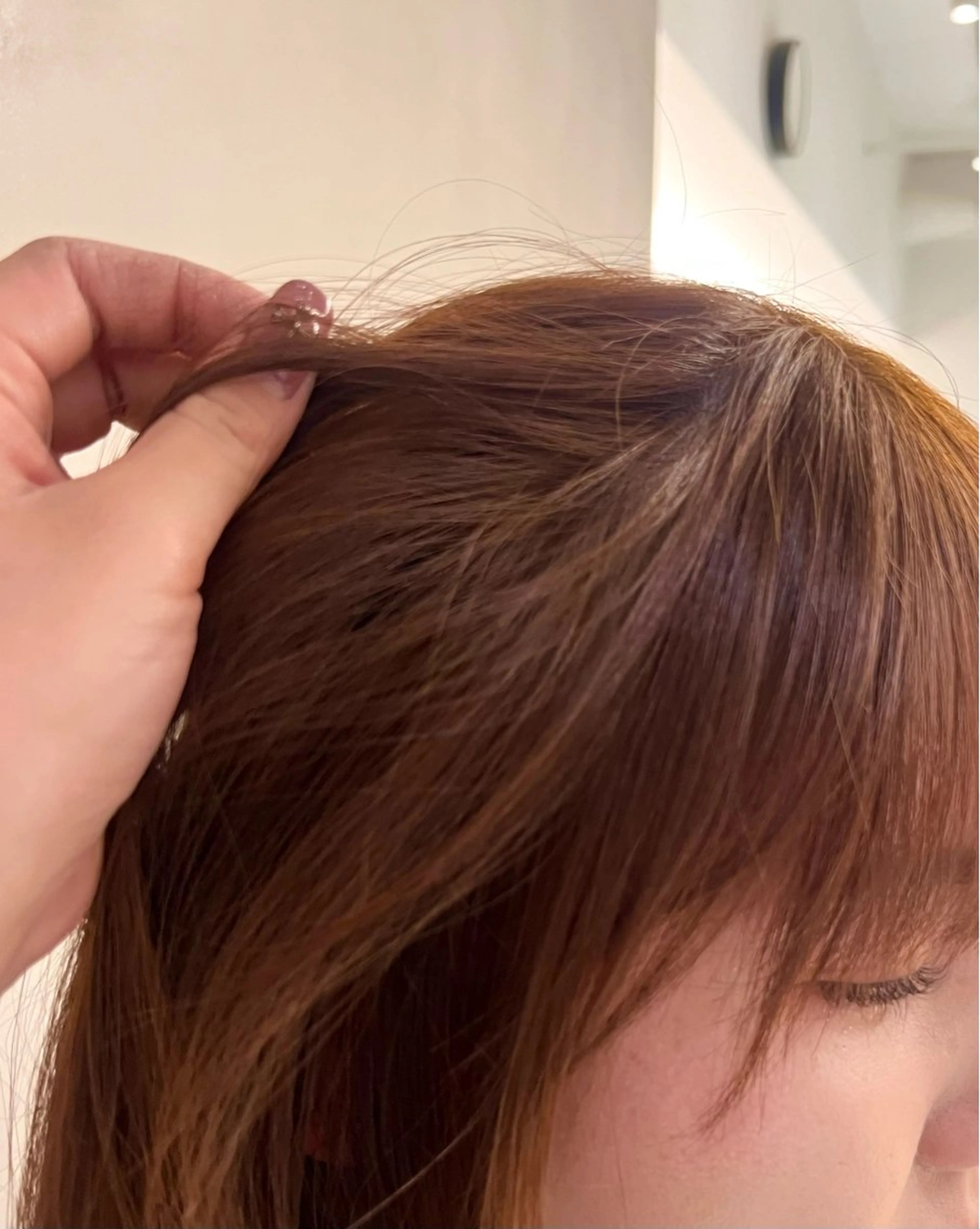 ロング カラー ヘアカラー トリートメント flamme 🫧yumiのヘアスタイル