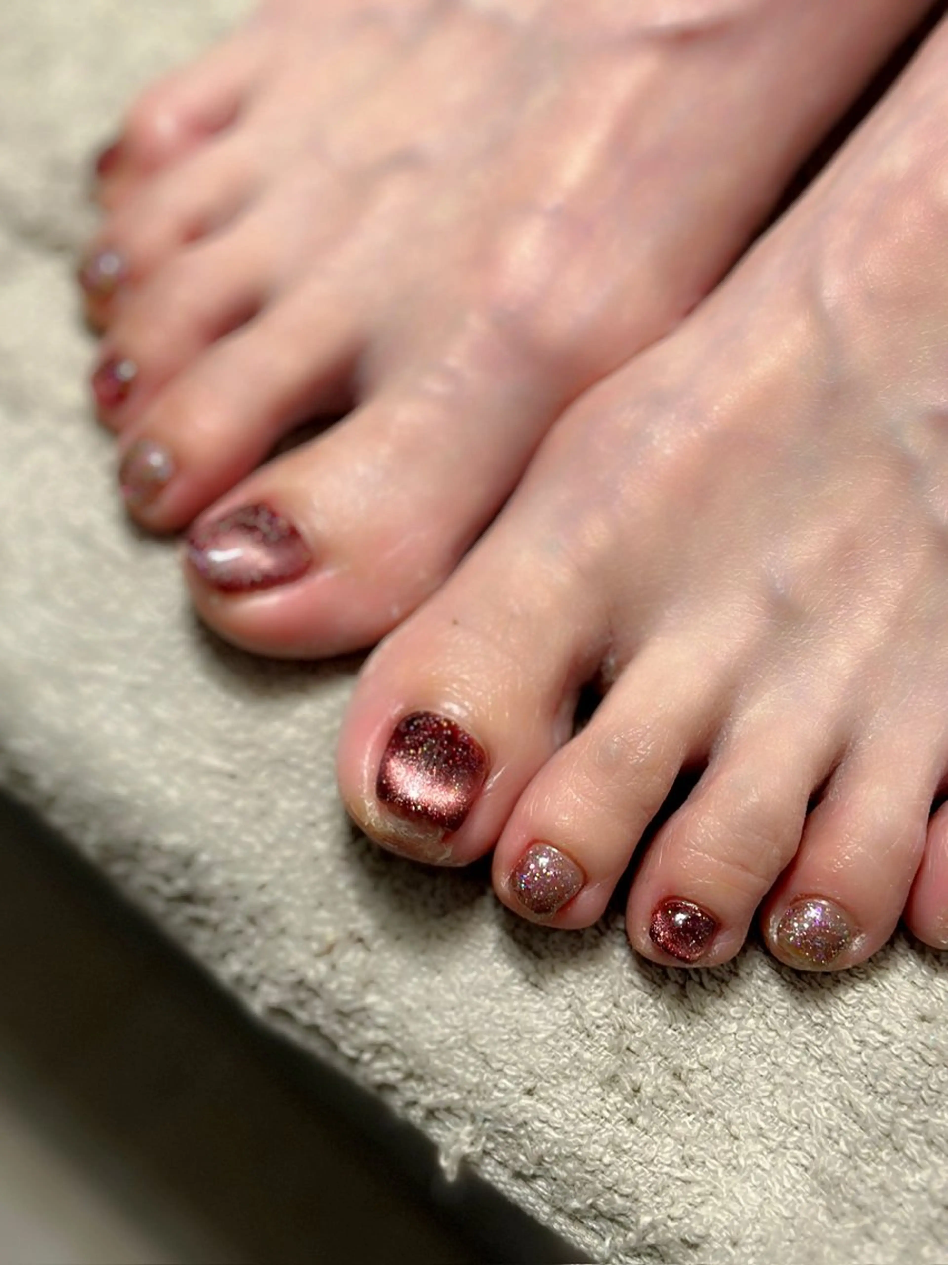 ネイル フットネイル ワンカラーネイル ｎｙａｓｕ ｎａｉｌのネイルデザイン
