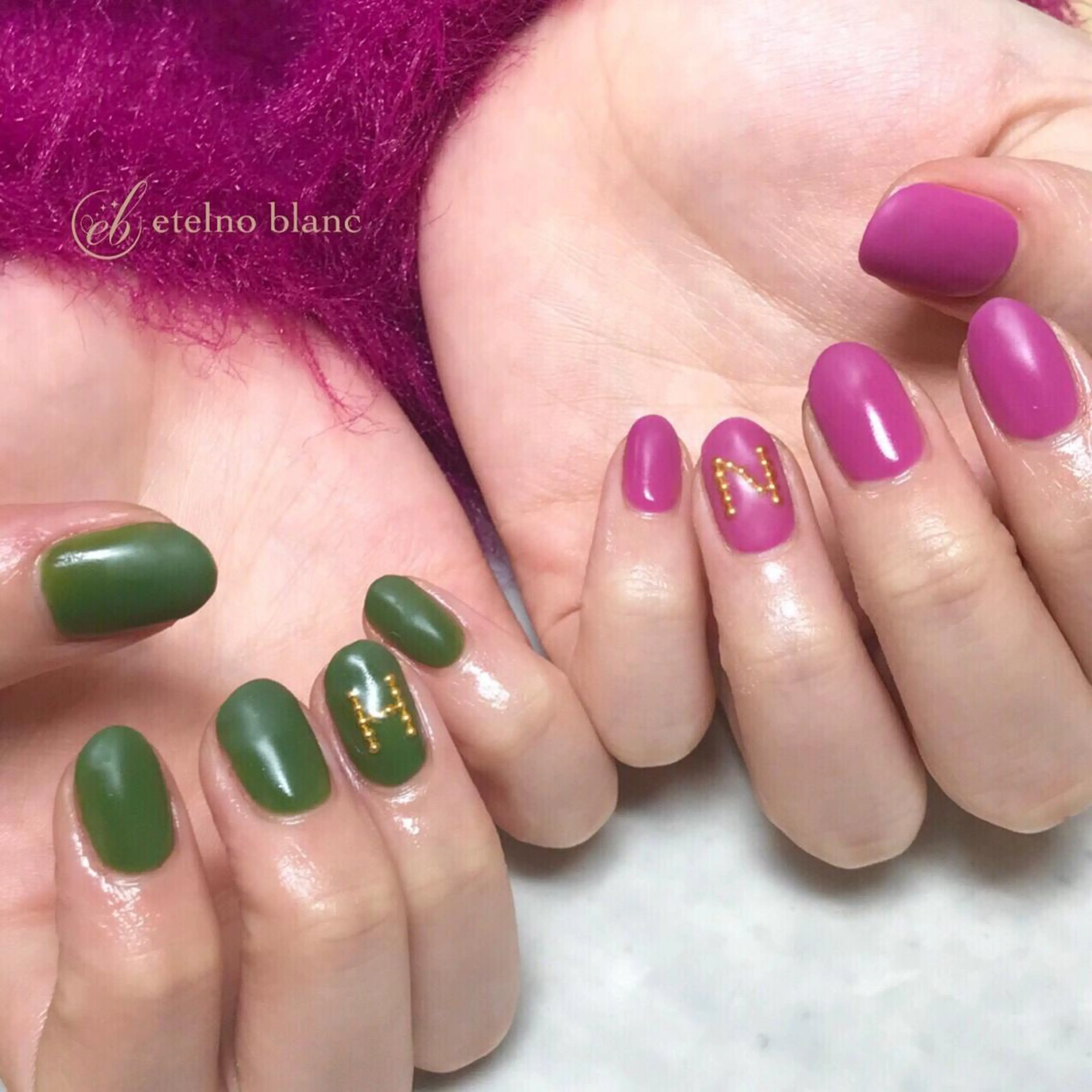 ネイル ハンドネイル etelno blanc中目黒のネイルデザイン