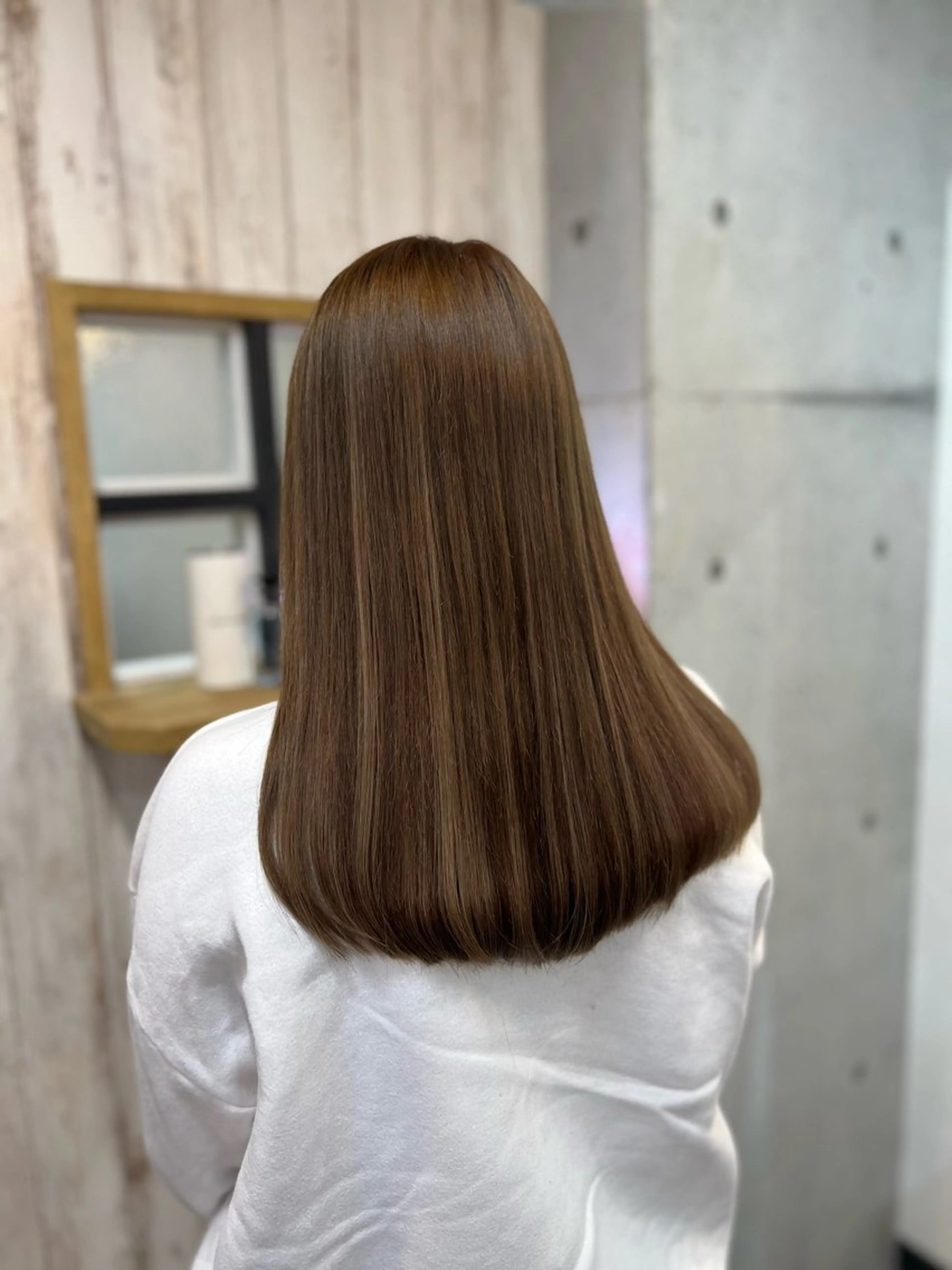 セミロング 【DEST】 KAHOのヘアスタイル