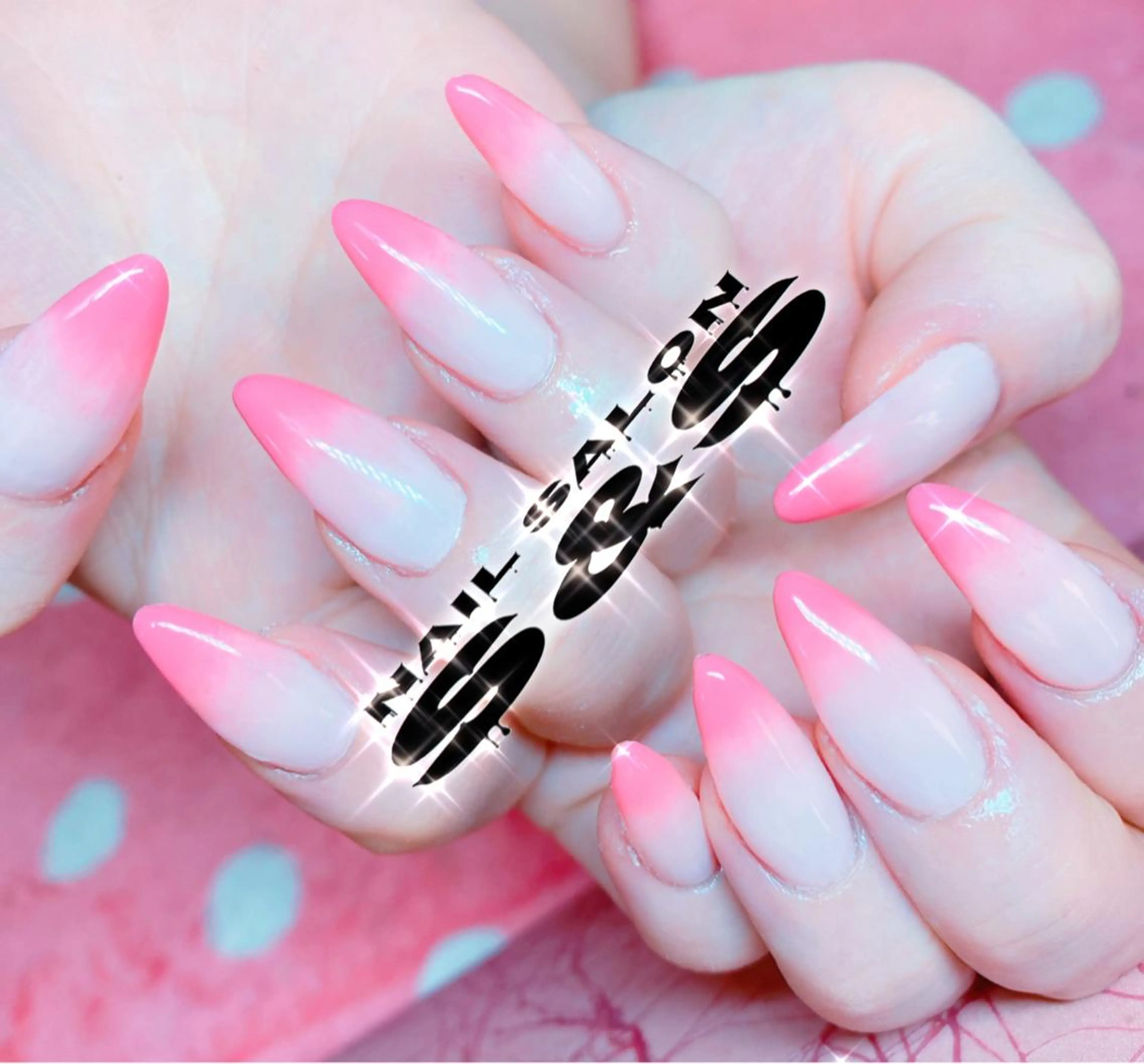 ミディアム ネイル 長さ出し グラデーション メンズネイル 持ち込み ピンク S&S 村田小百合のネイルデザイン