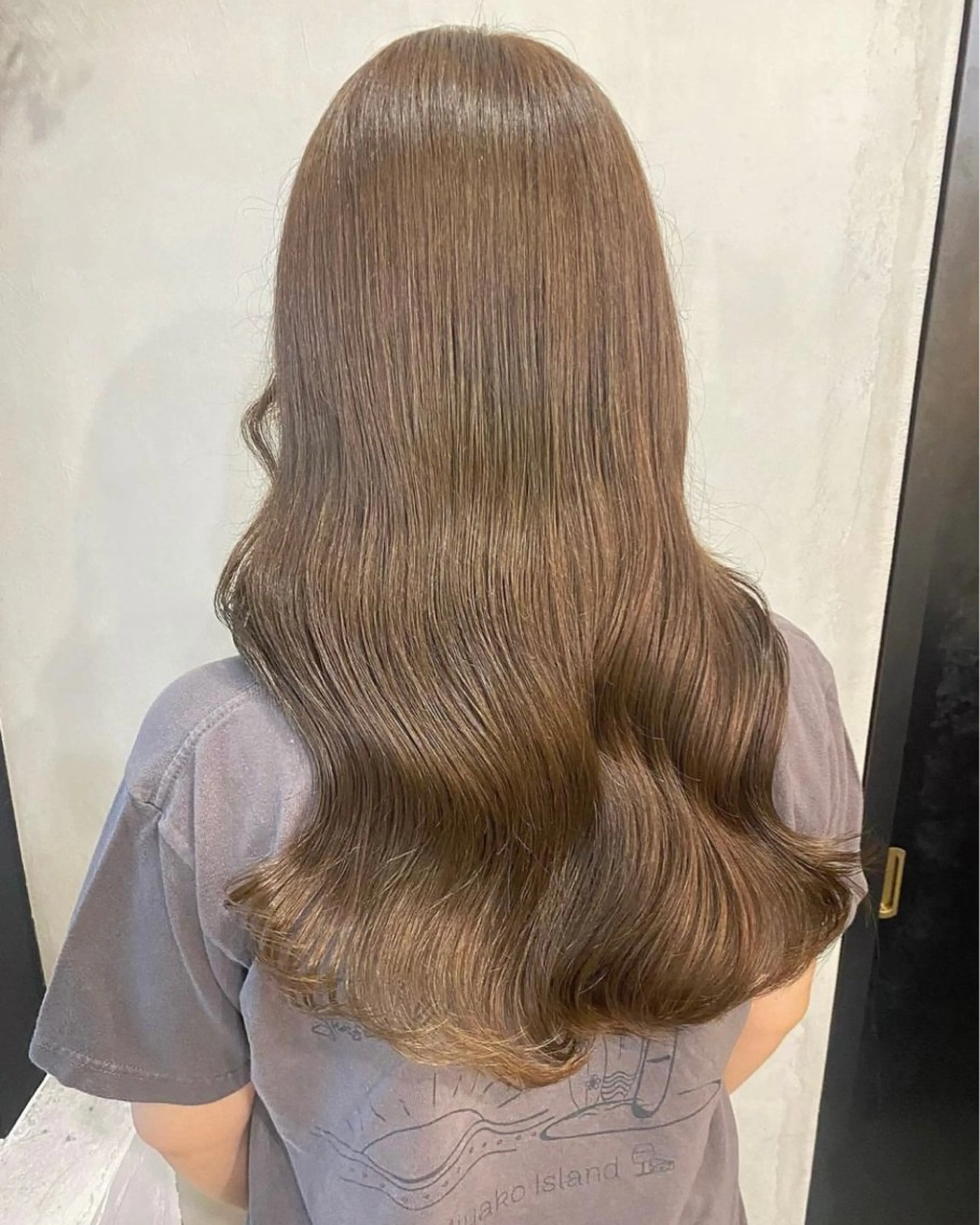 ロング カラー ベージュカラー ヘアカラー ヘッドスパ ✨メンズ縮毛モデル 募集✨イブキのヘアスタイル