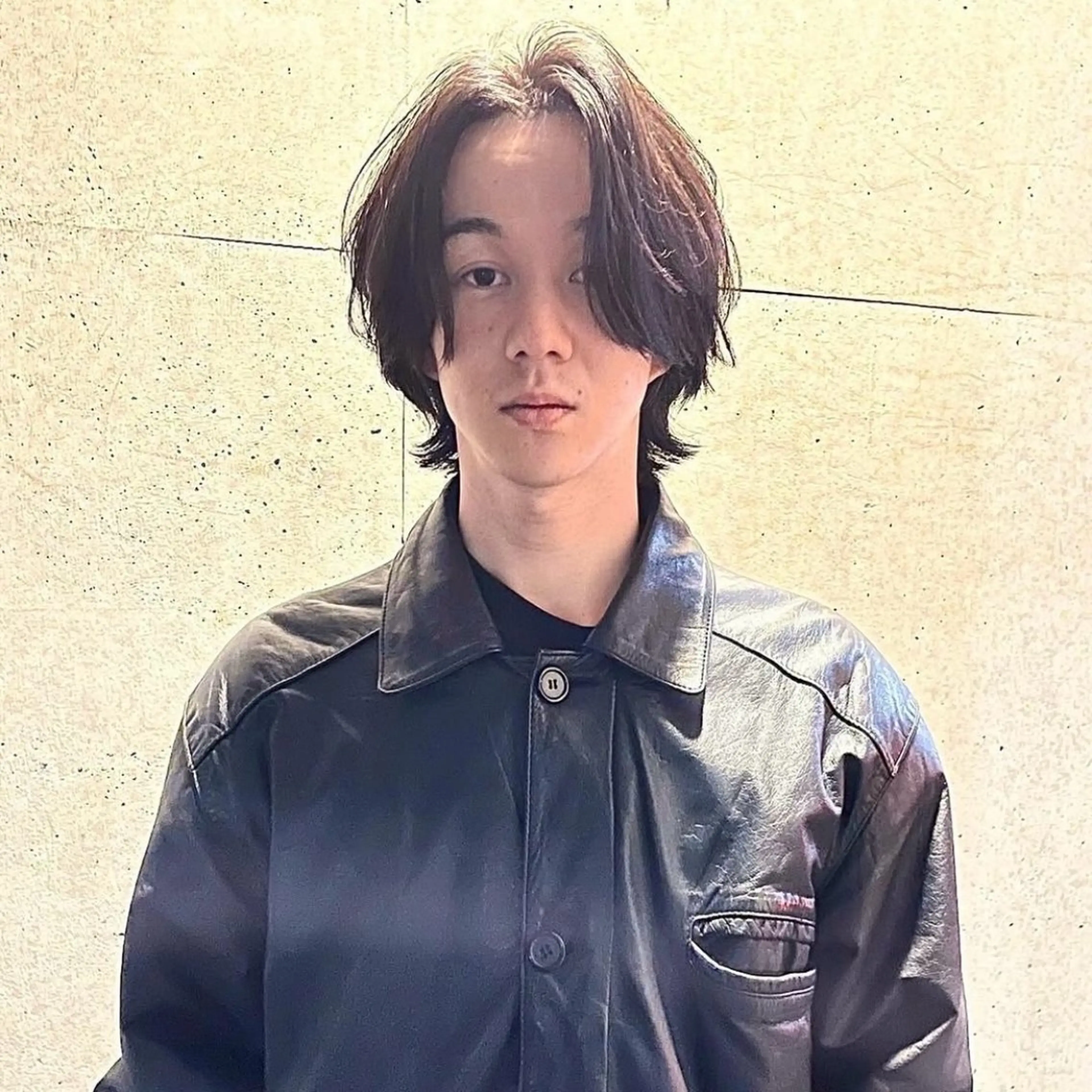 ミディアム メンズ カット 鈴木 隼人のヘアスタイル