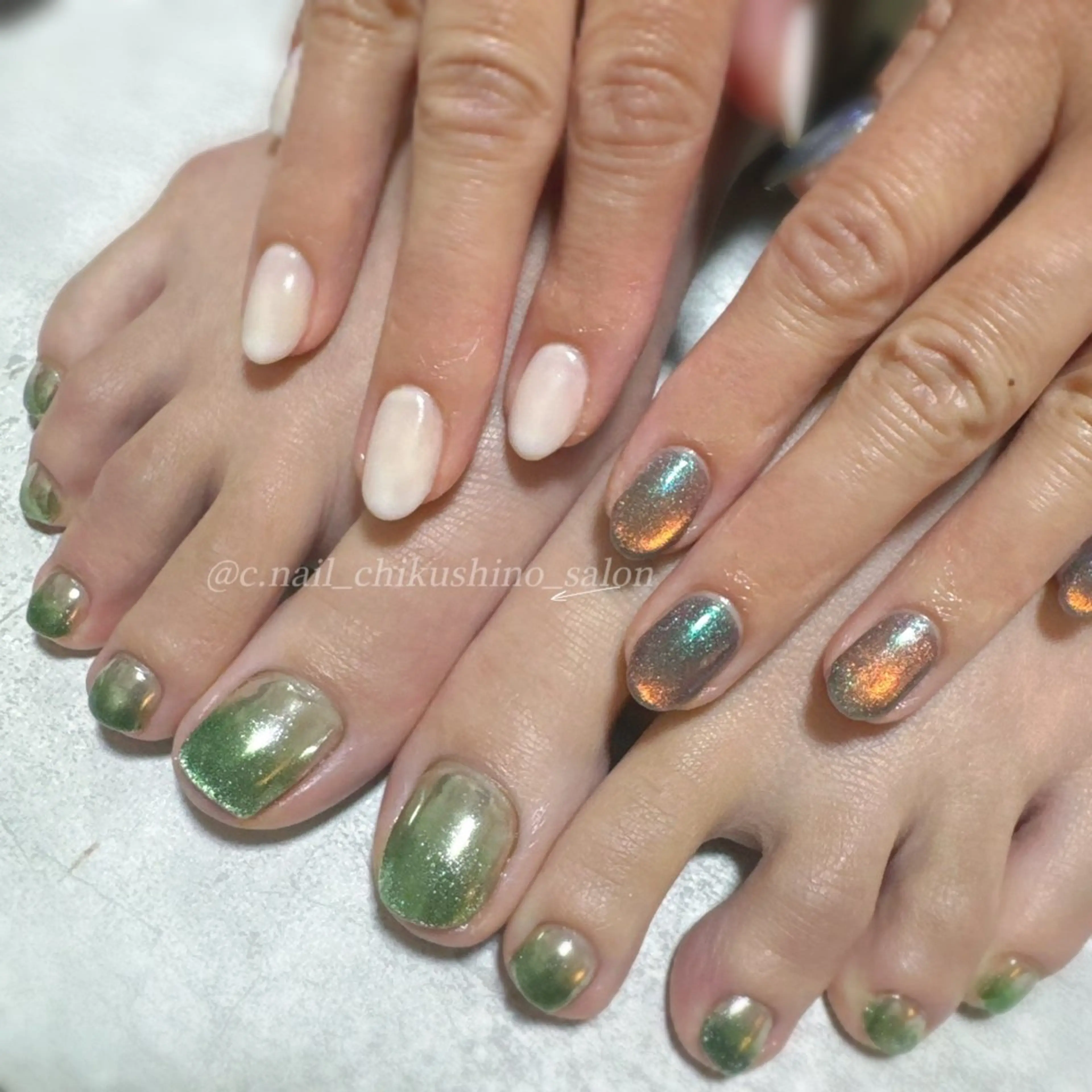 ネイル フットネイル C.Nail &EYE筑紫駅のネイルデザイン