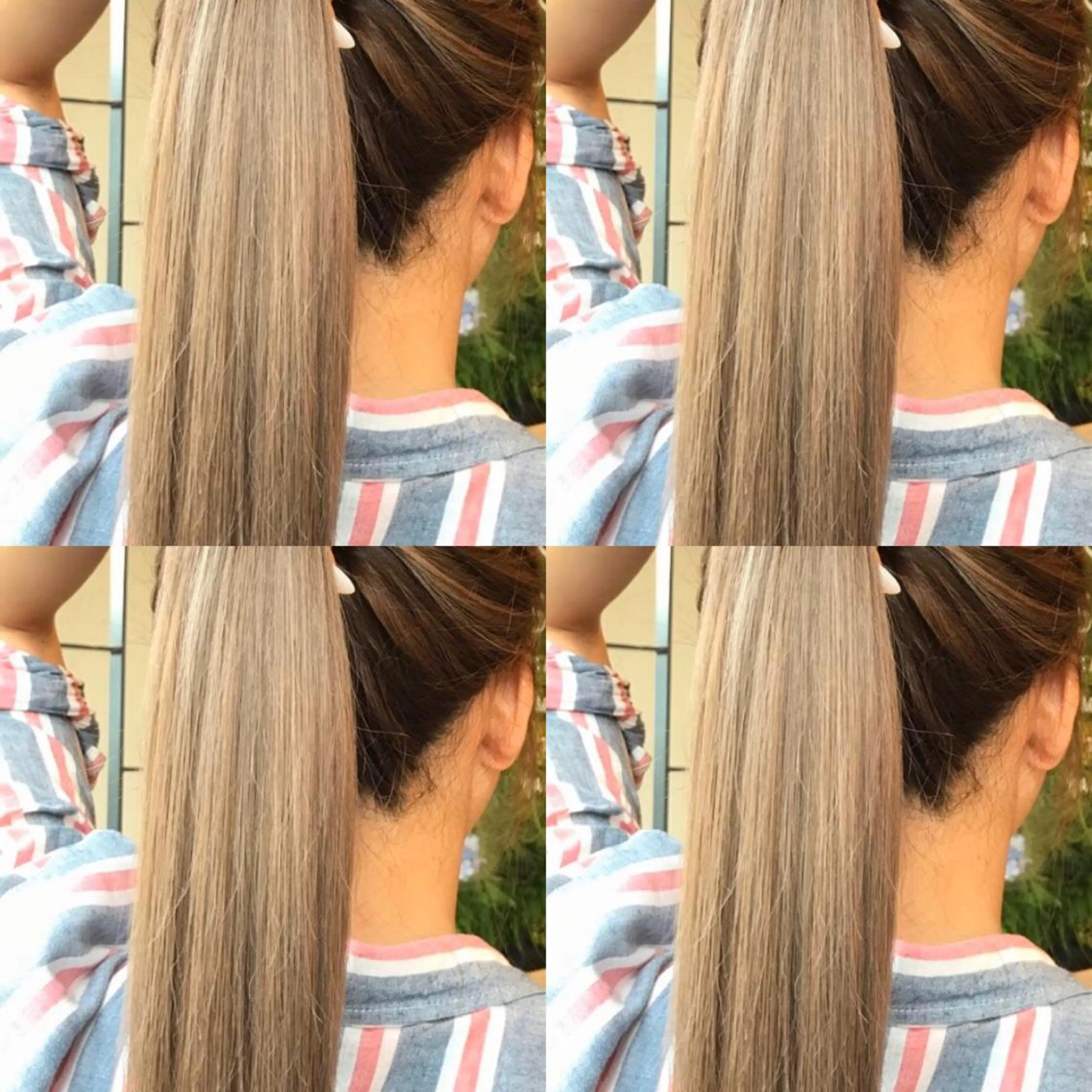 ロング カラー ヘアカラー Hanna by W_SALONのヘアスタイル