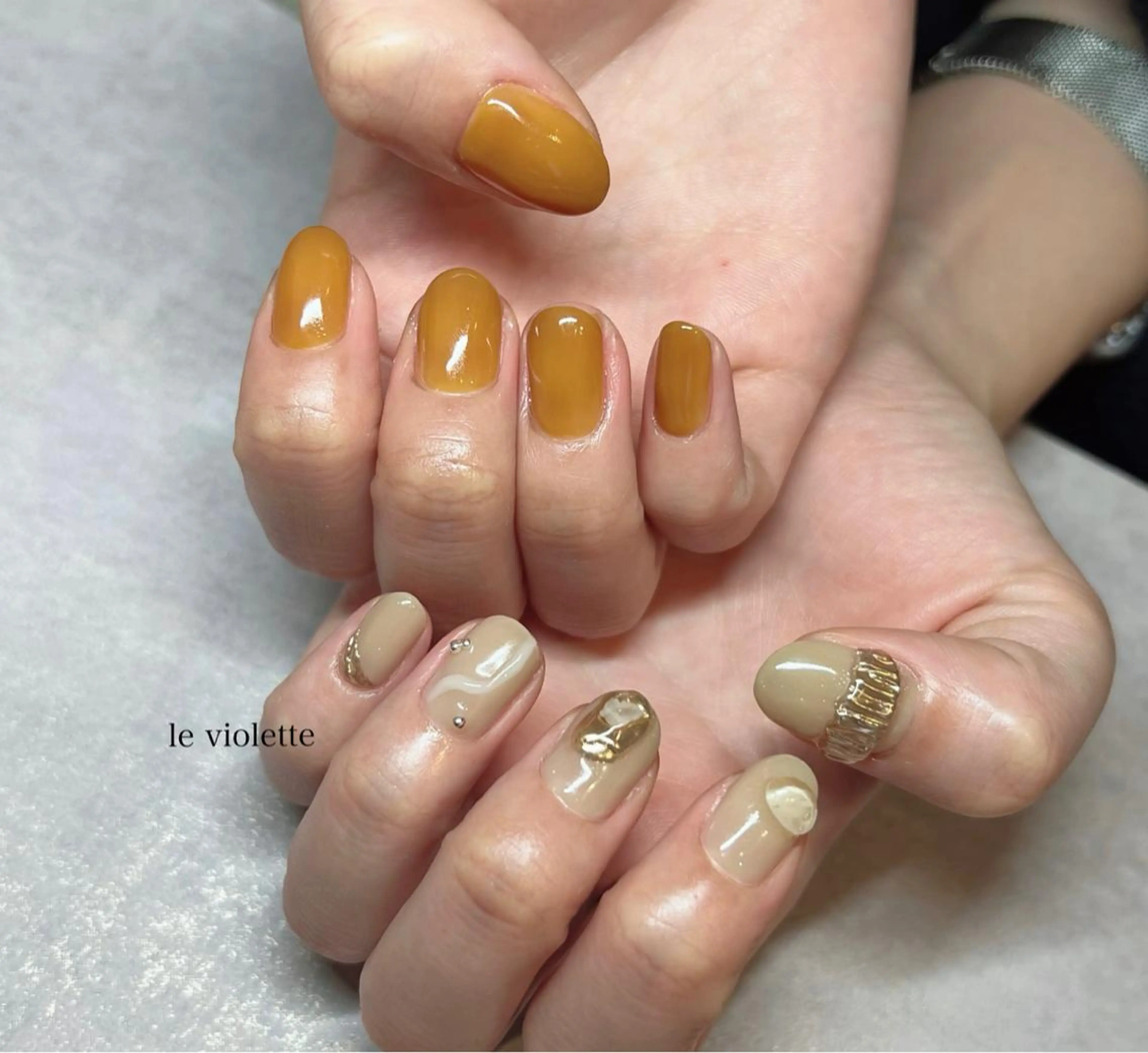 ネイル ハンドネイル le violette所属・le violetteのネイルデザイン