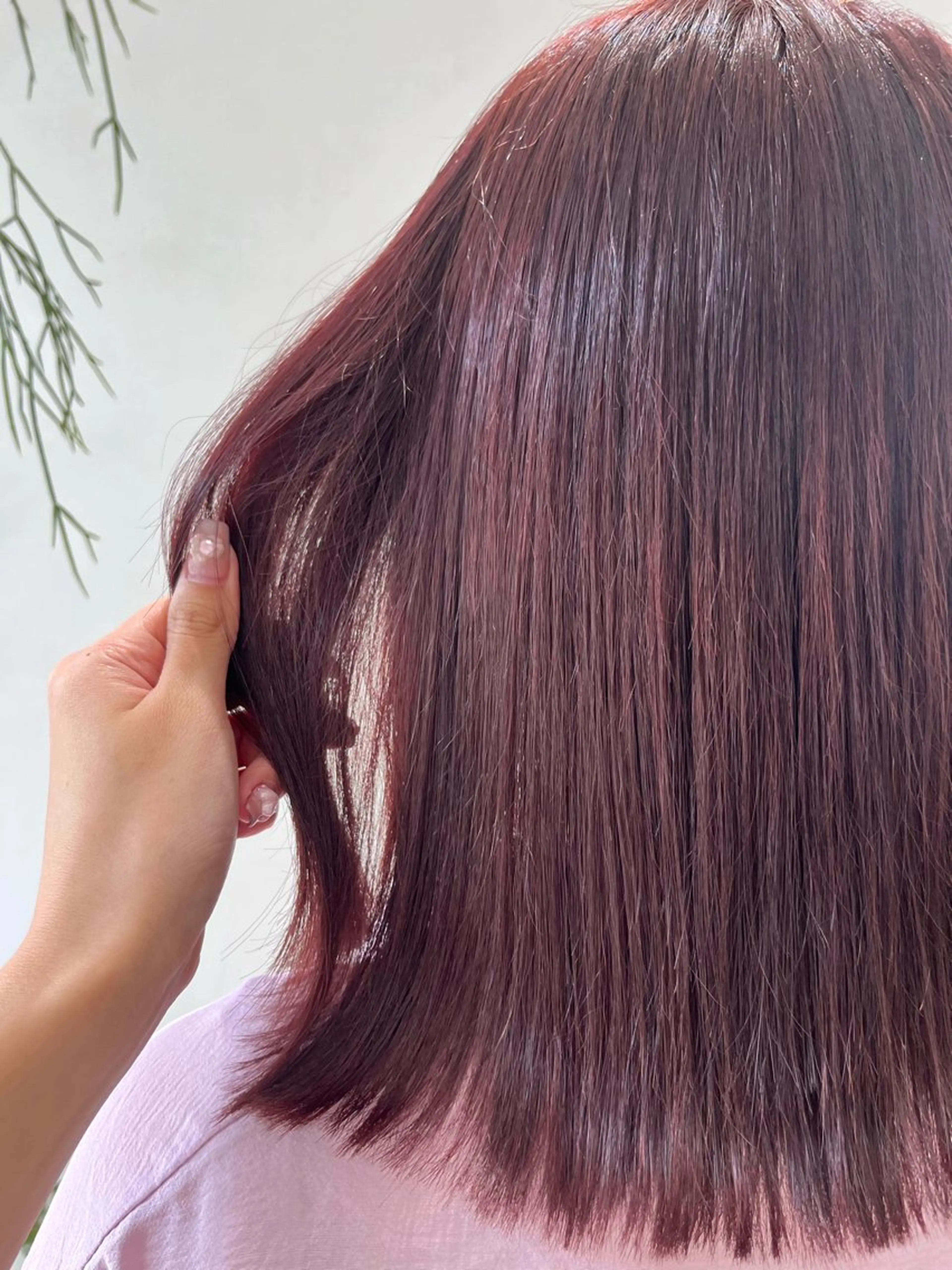 セミロング カラー 暖色カラー／ ヘアセット🌛櫻井舞のヘアスタイル