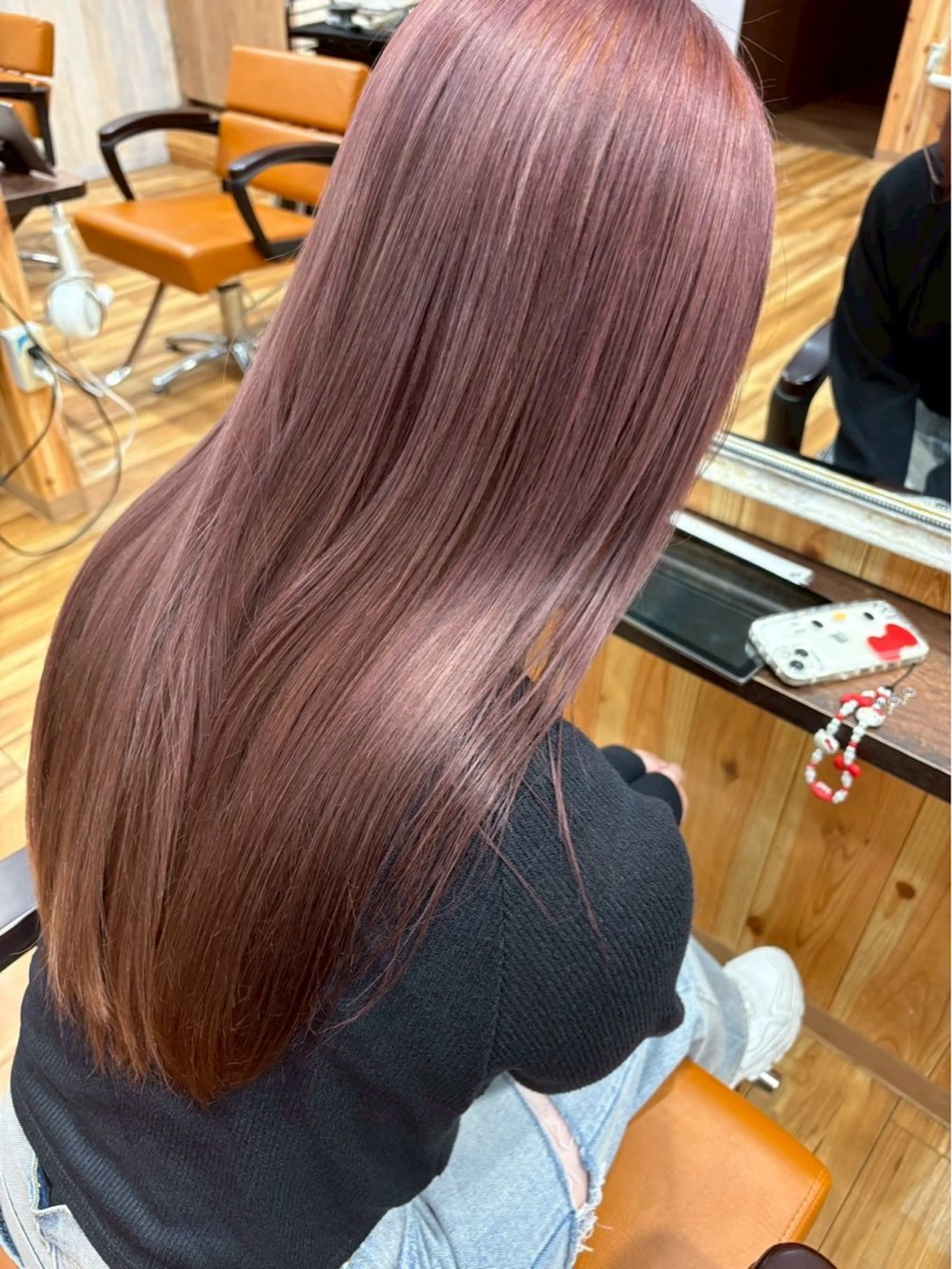 ダブルカラー［ブリーチ1回込み］+選べるトリートメント［Aujuaトリートメントorフローディアトリートメント］の写真