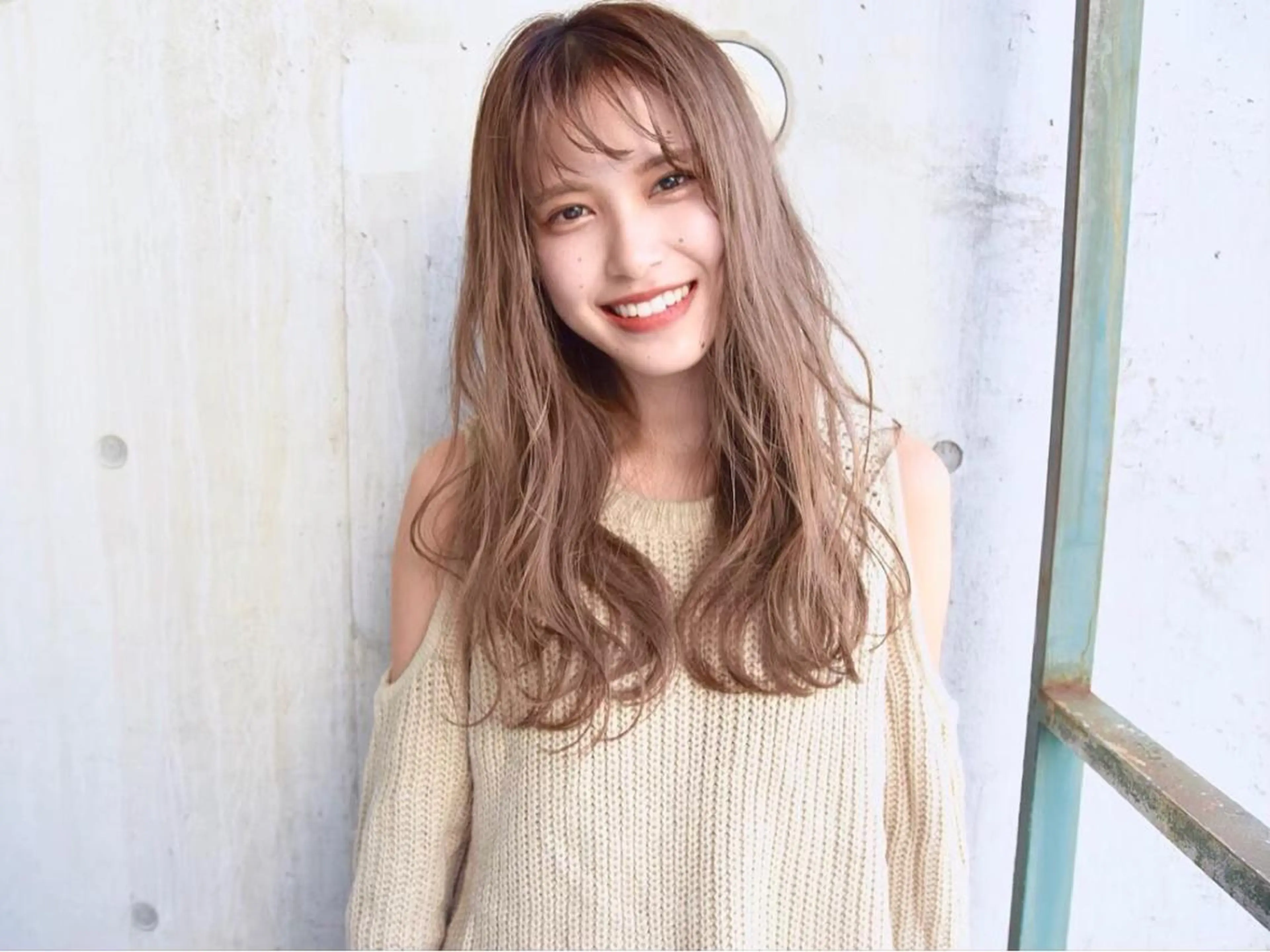 ロング Trip 大名🌟 ダブルカラーのヘアスタイル