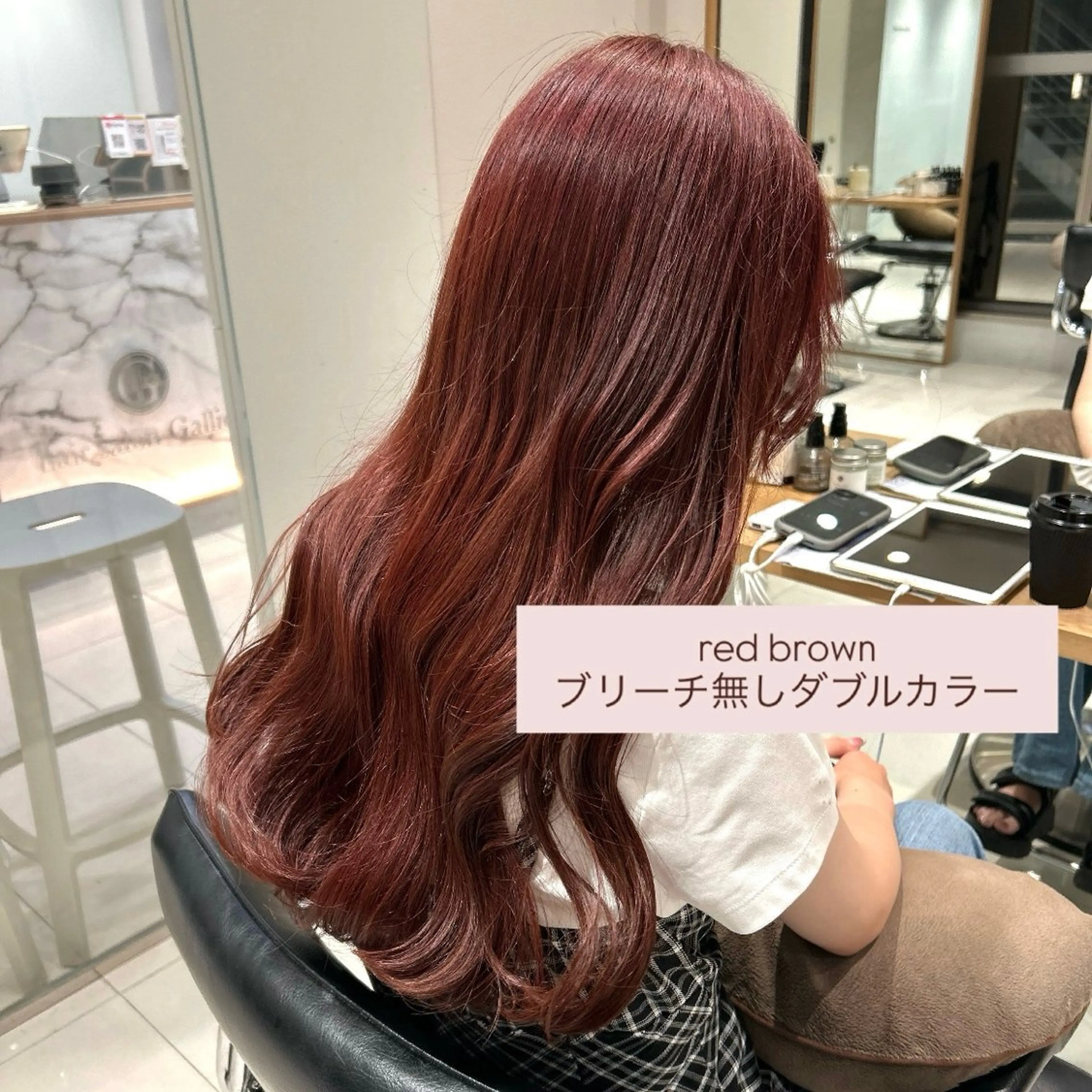 カラー ヘアカラー ︎︎🌟韓国艶カラー ︎🌟璃奈 (リナ)のヘアスタイル