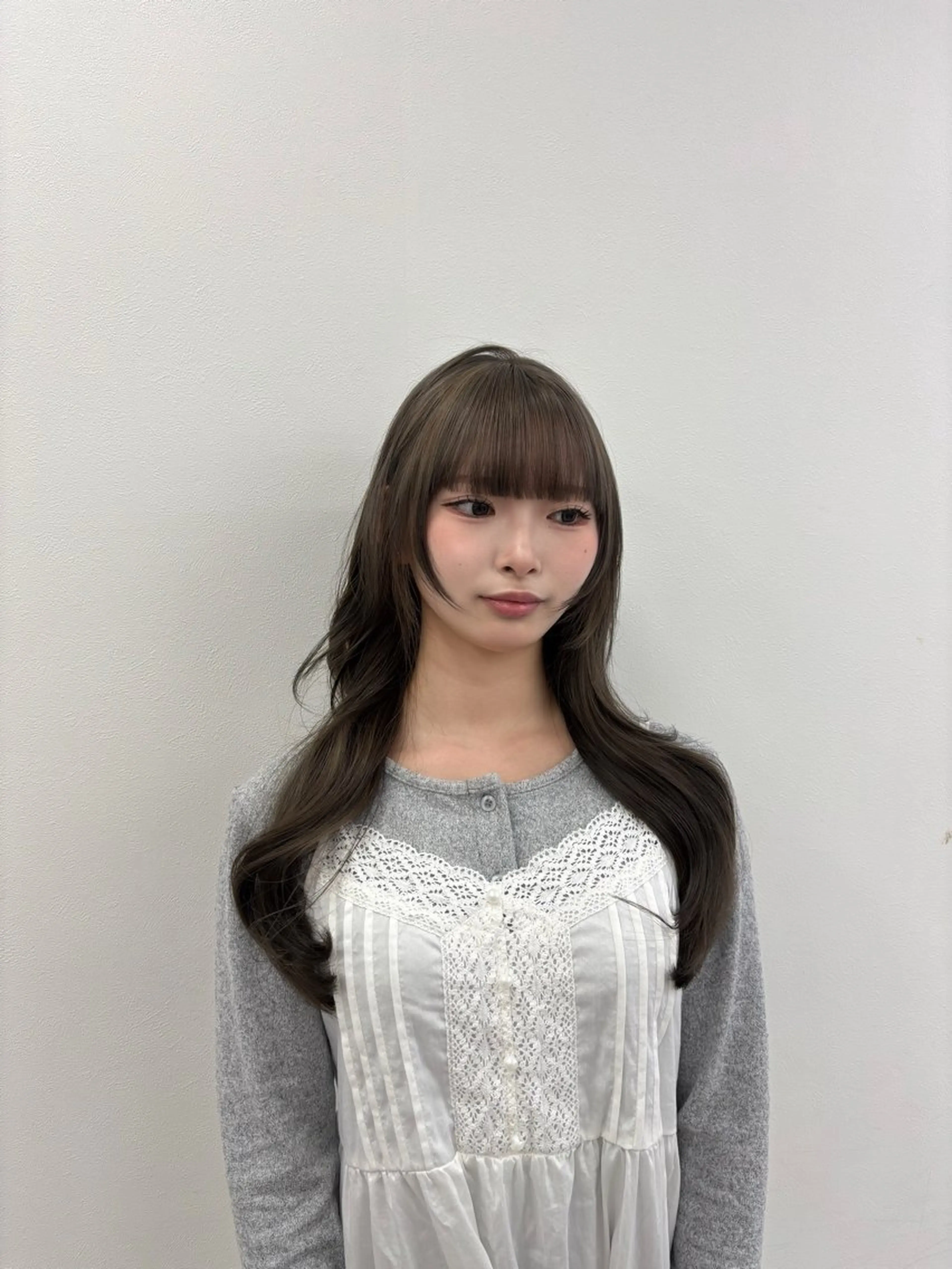 ロング カット ヘアカラー トリートメント ヘッドスパ ヘアセット 表参道ハッシュカット レイヤー/リノンのヘアスタイル