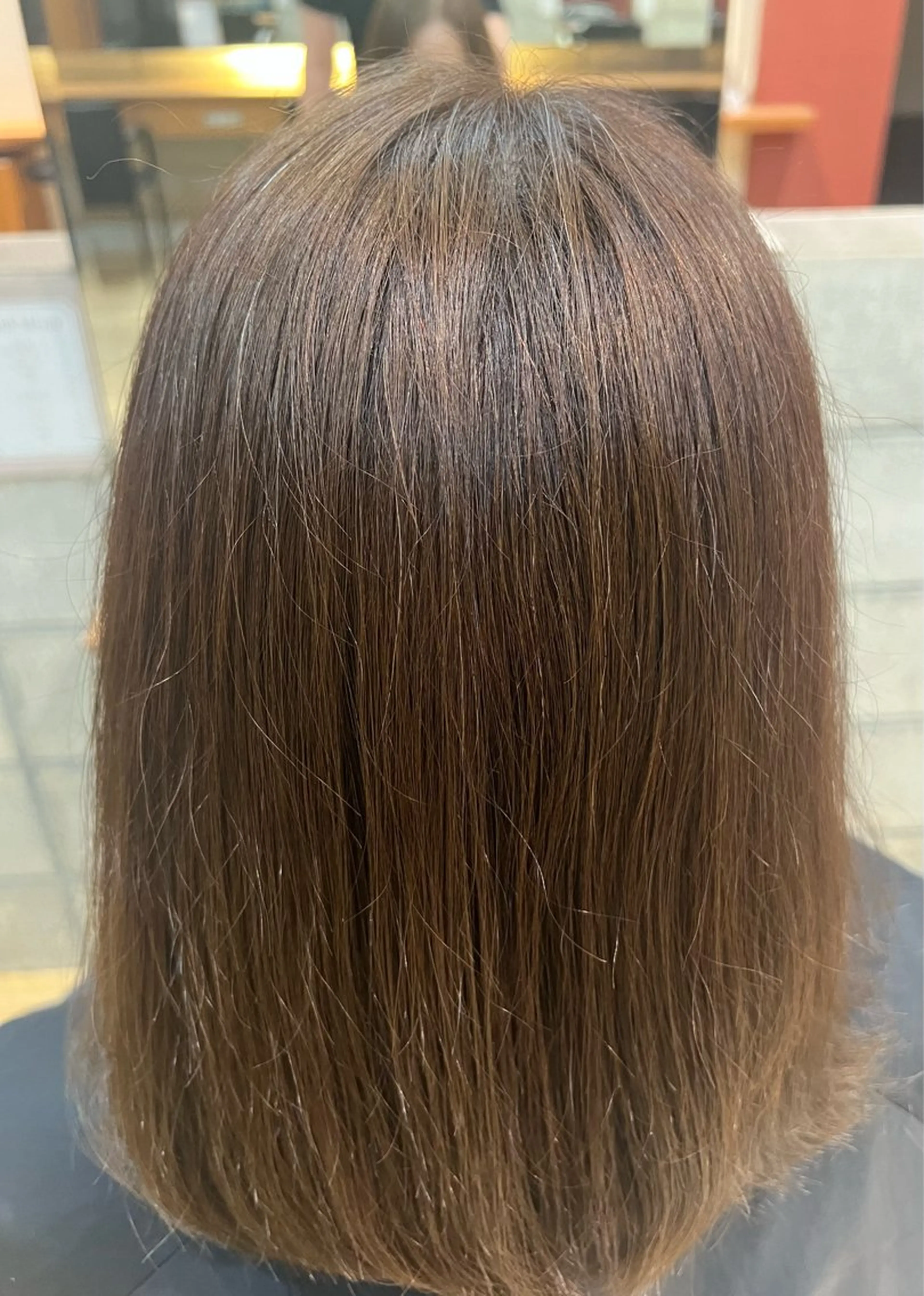 セミロング カラー i.+SAPPORO所属・艶ワンカラー♡ ゆうかのヘアスタイル