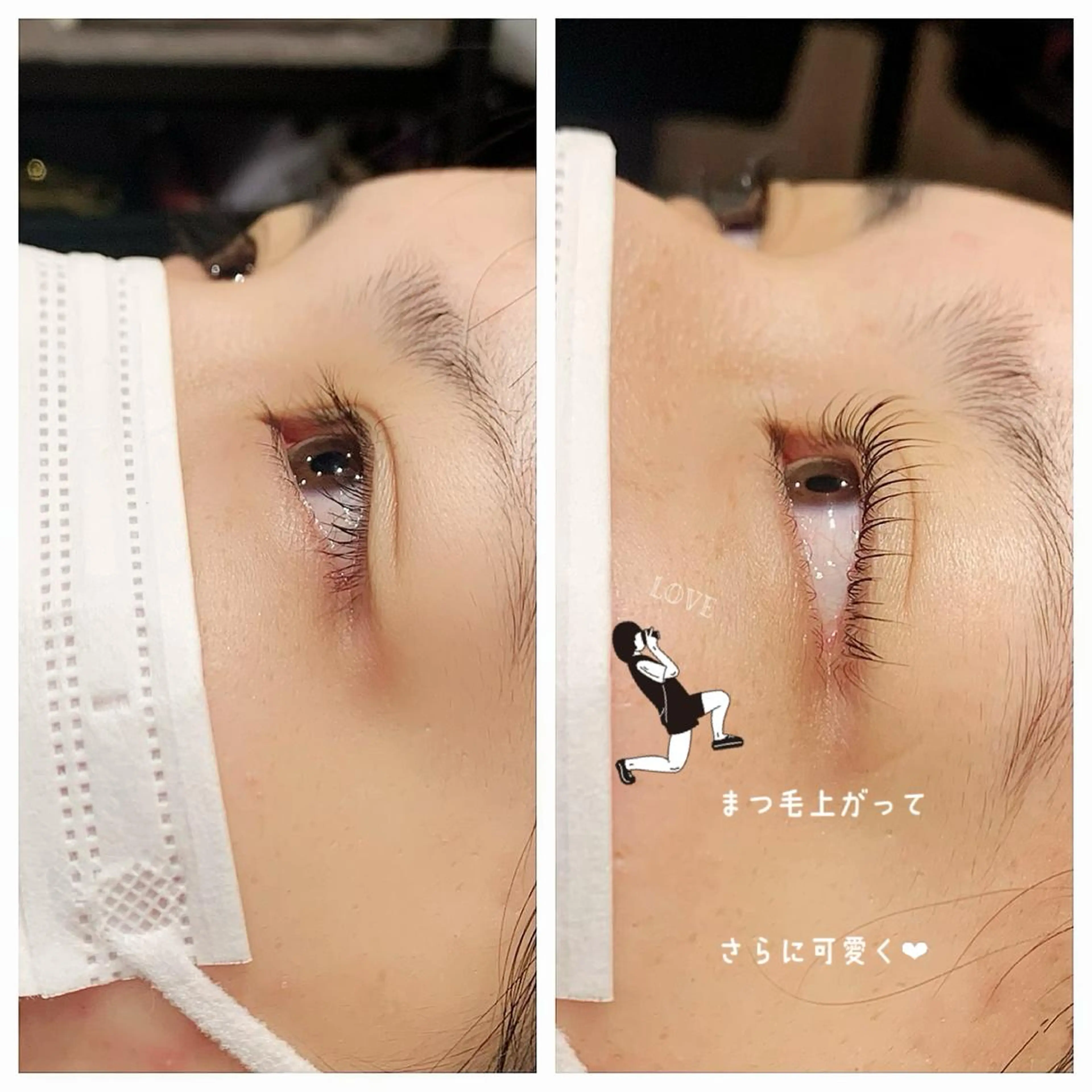 マツエク・マツパ 一重×まつ毛パーマ マツパ Lightlyhair＆eyelash所属・Lightly‥鈴木 彩乃のマツエク・マツパデザイン