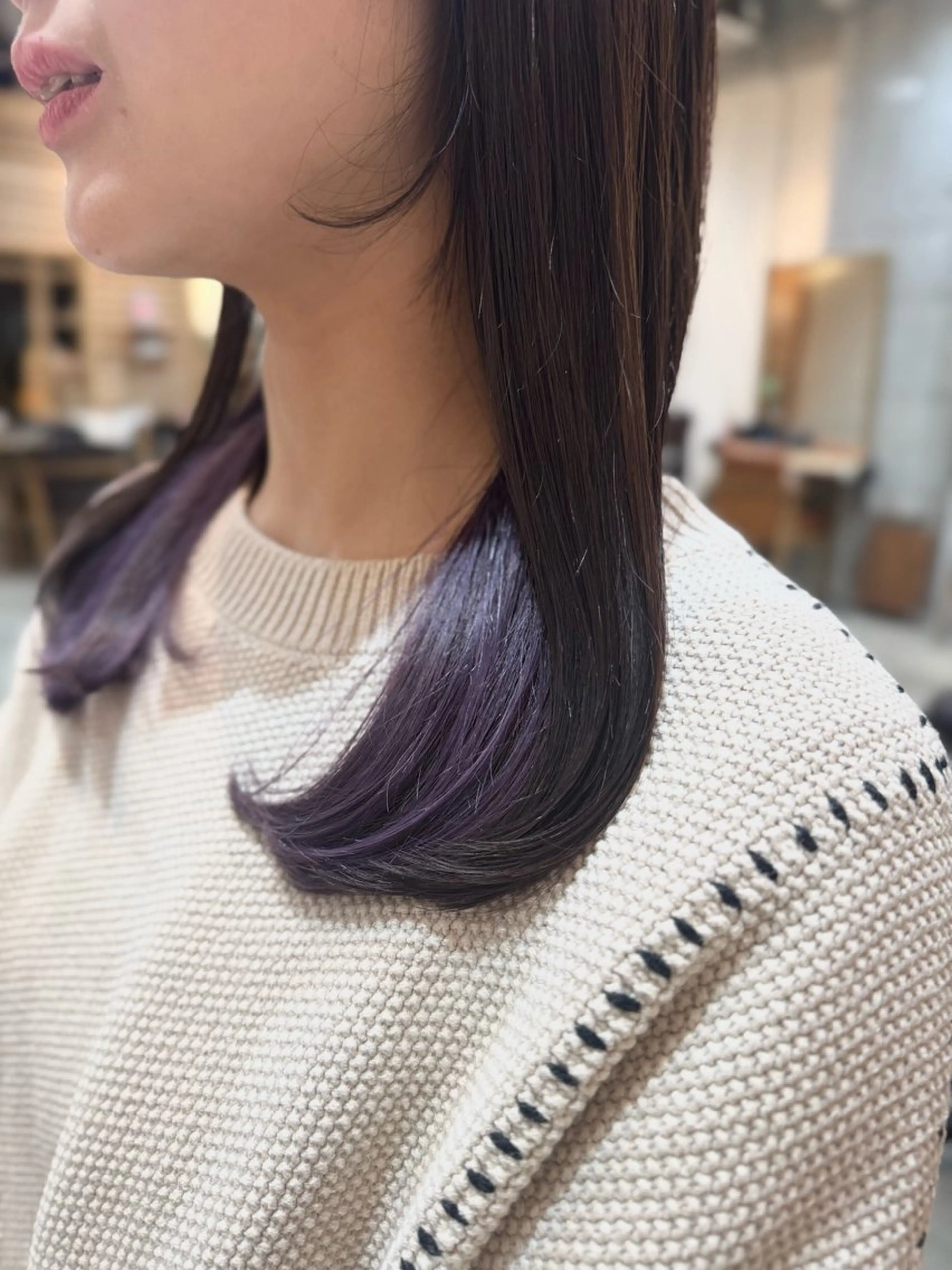 ミディアム カラー ヘアカラー 🌈透明感カラー/レ イヤー/Nana🌈のヘアスタイル