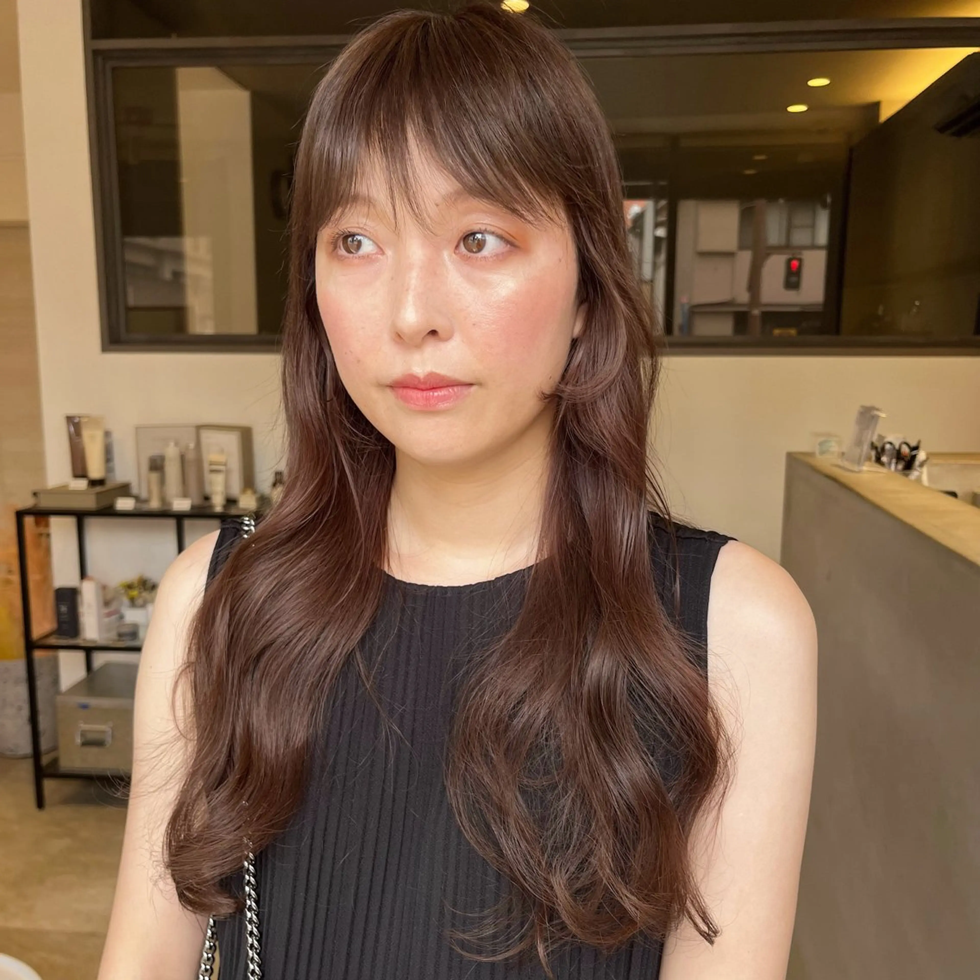 ロング カット ヘアカラー Shall hair design(シャルヘアーデザイン)所属・平居 リサのヘアスタイル