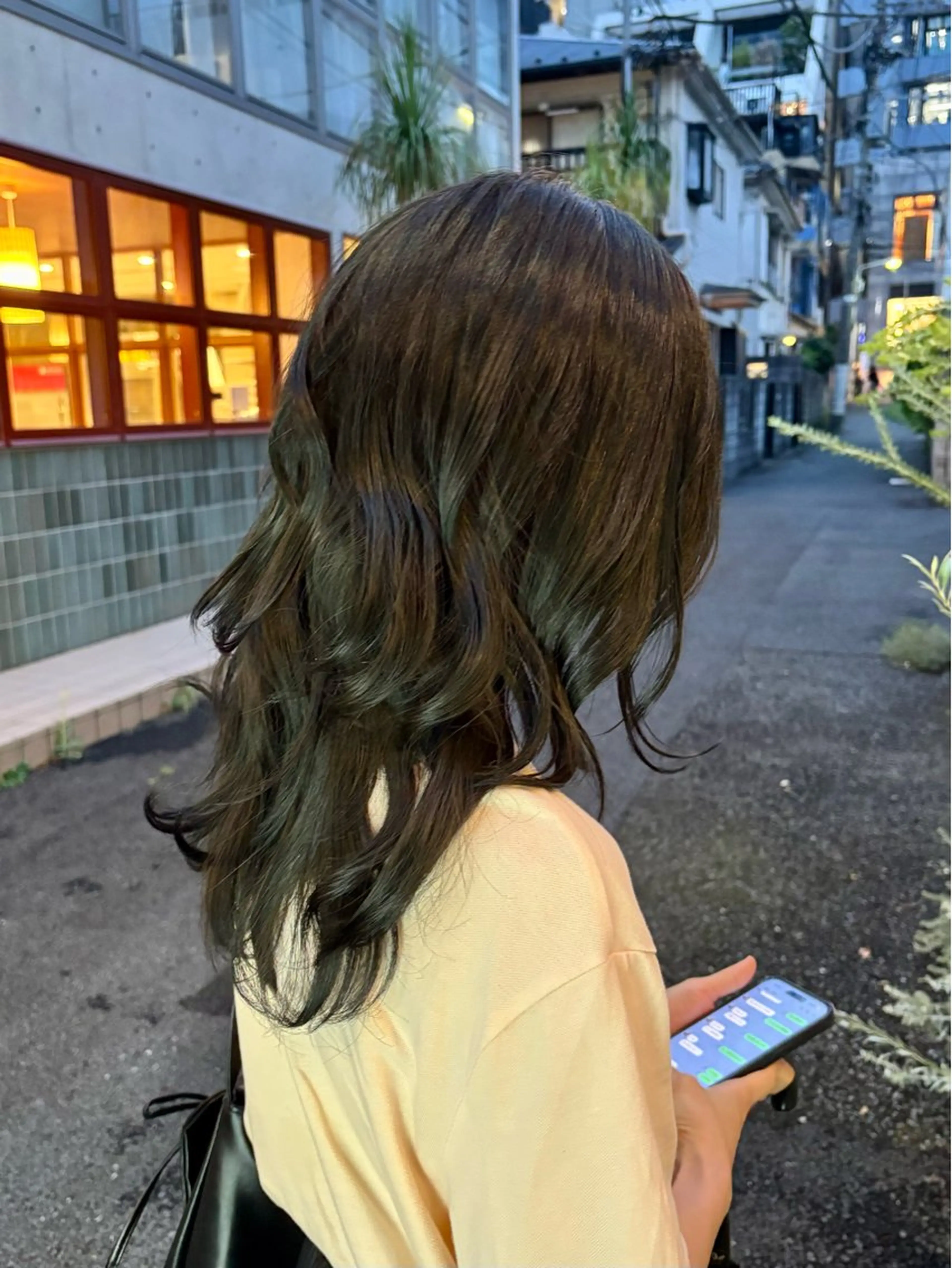 ミディアム カラー ヘアカラー SHO 👻原宿 /艶カラーのヘアスタイル