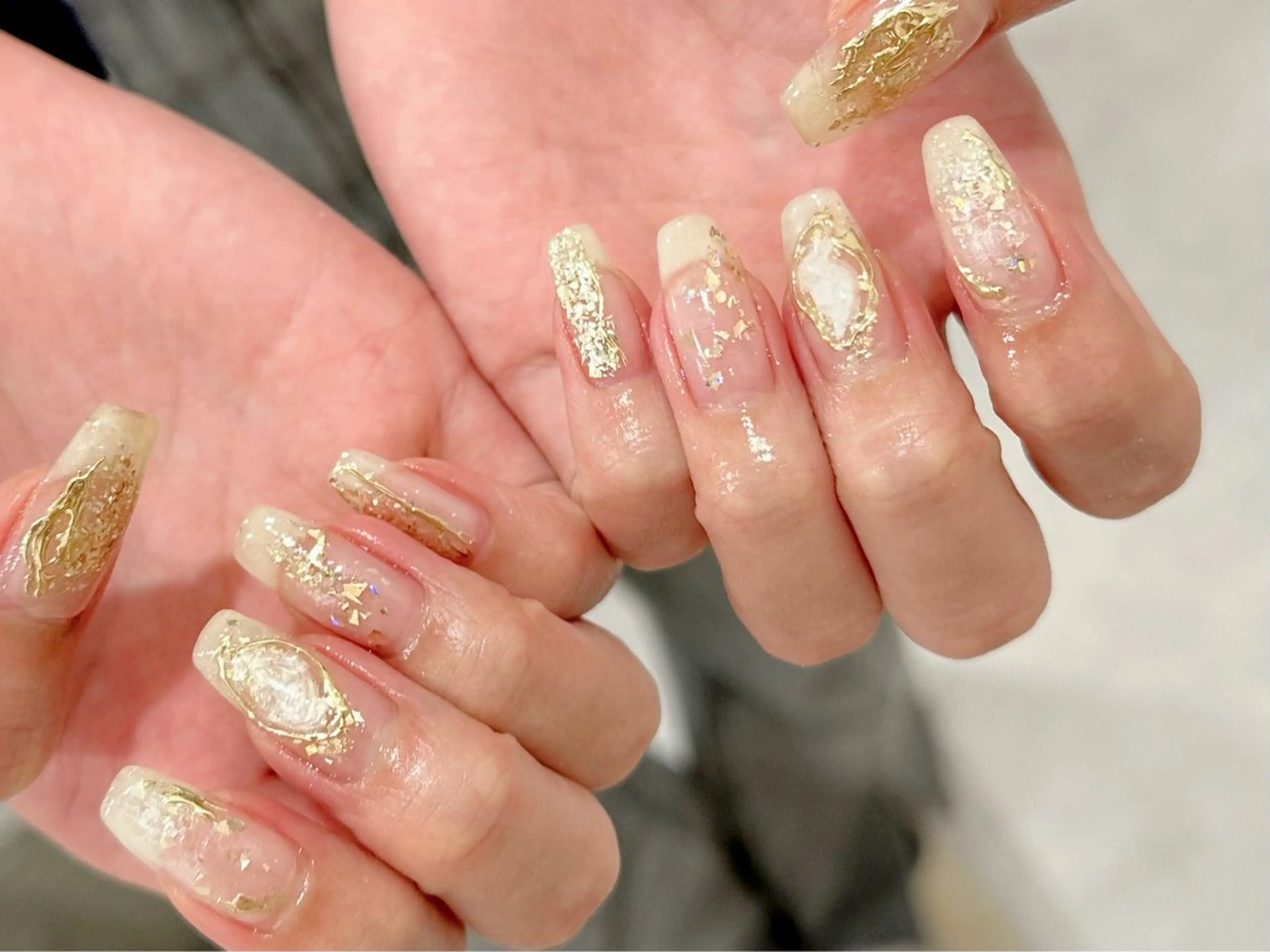 ネイル ニュアンスネイル ワンホンネイル ハンドネイル wellmoon Tanaのネイルデザイン