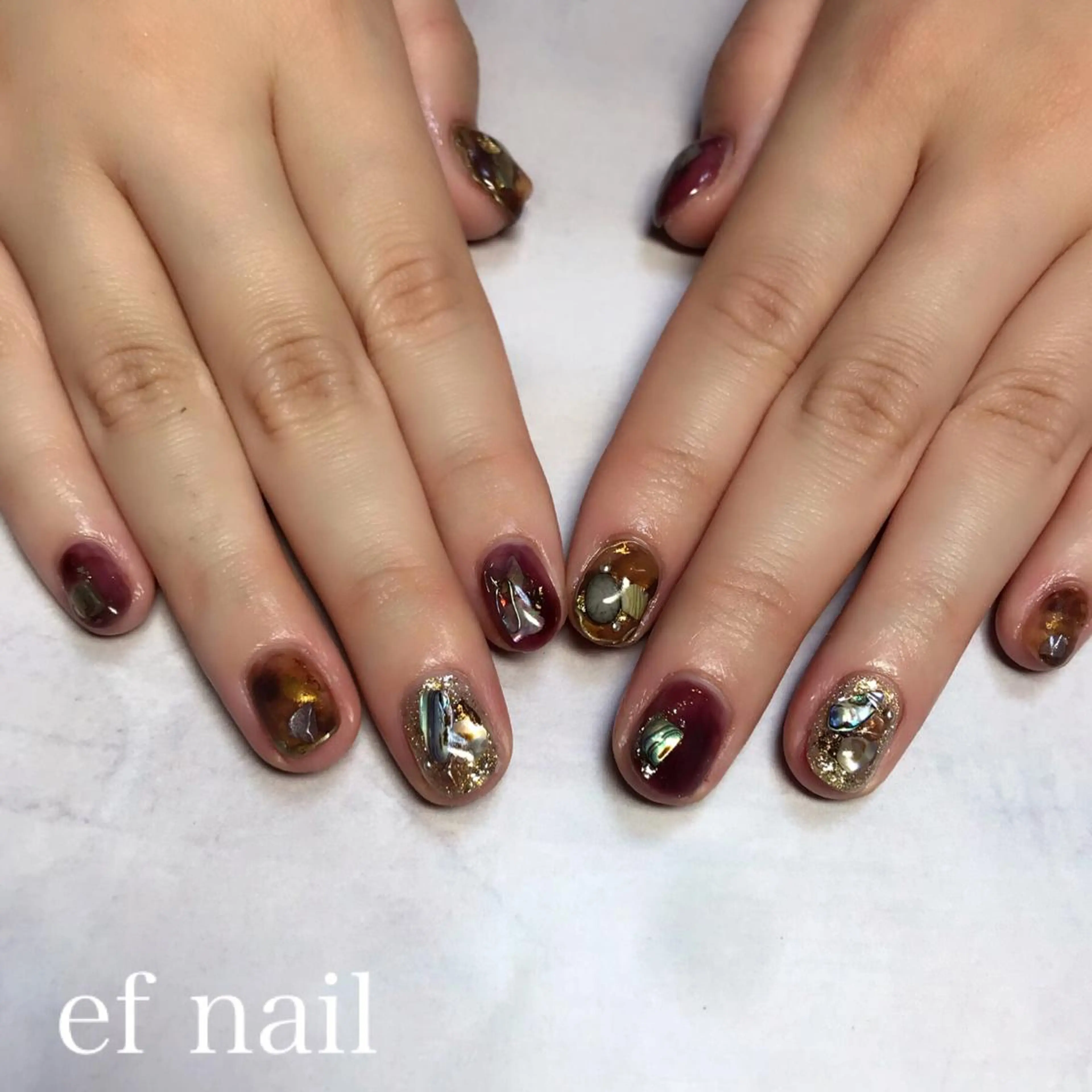 ネイル ハンドネイル ef nailのネイルデザイン