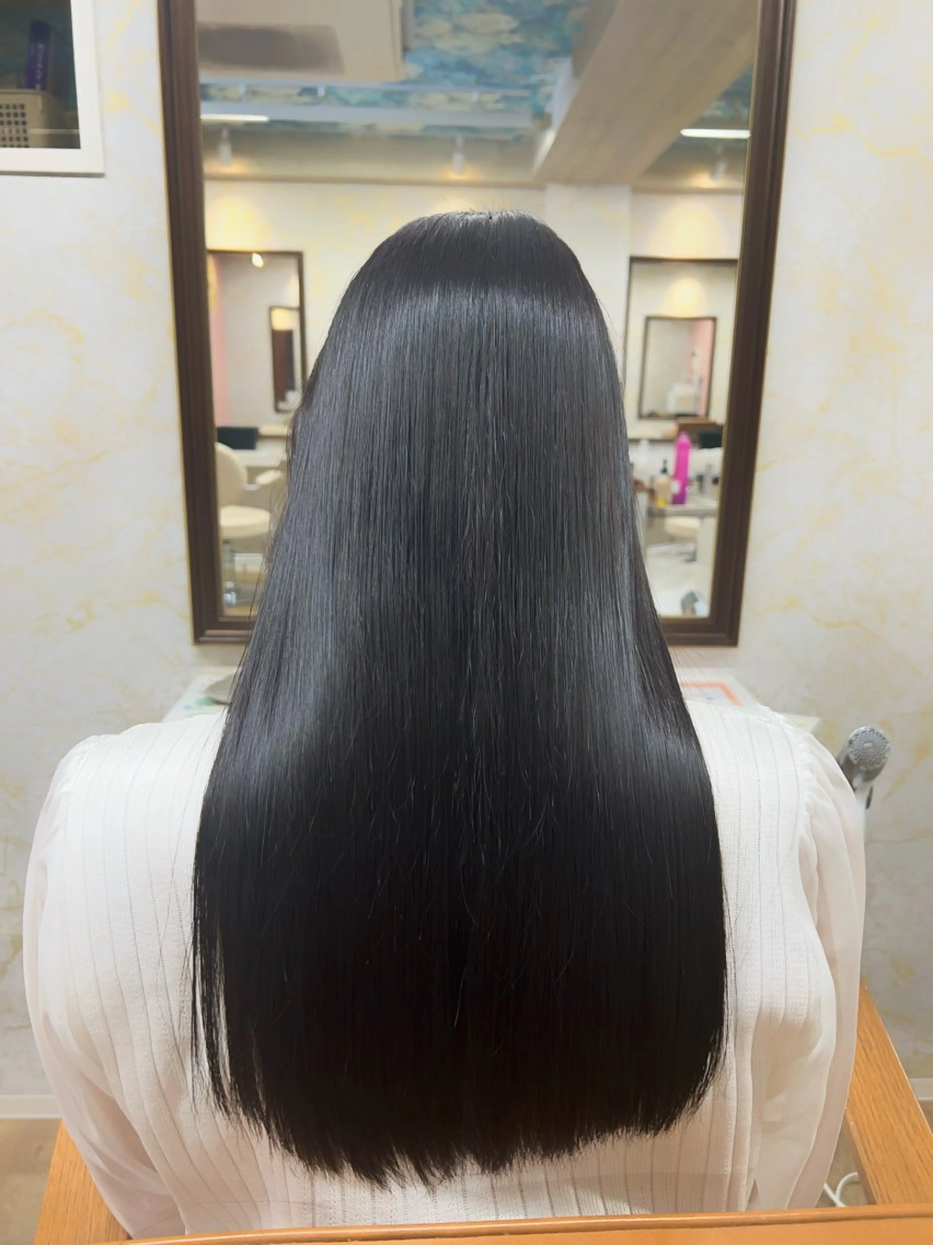 ロング 縮毛矯正 髪質改善特化💫 韓国ヘアAyumuのヘアスタイル