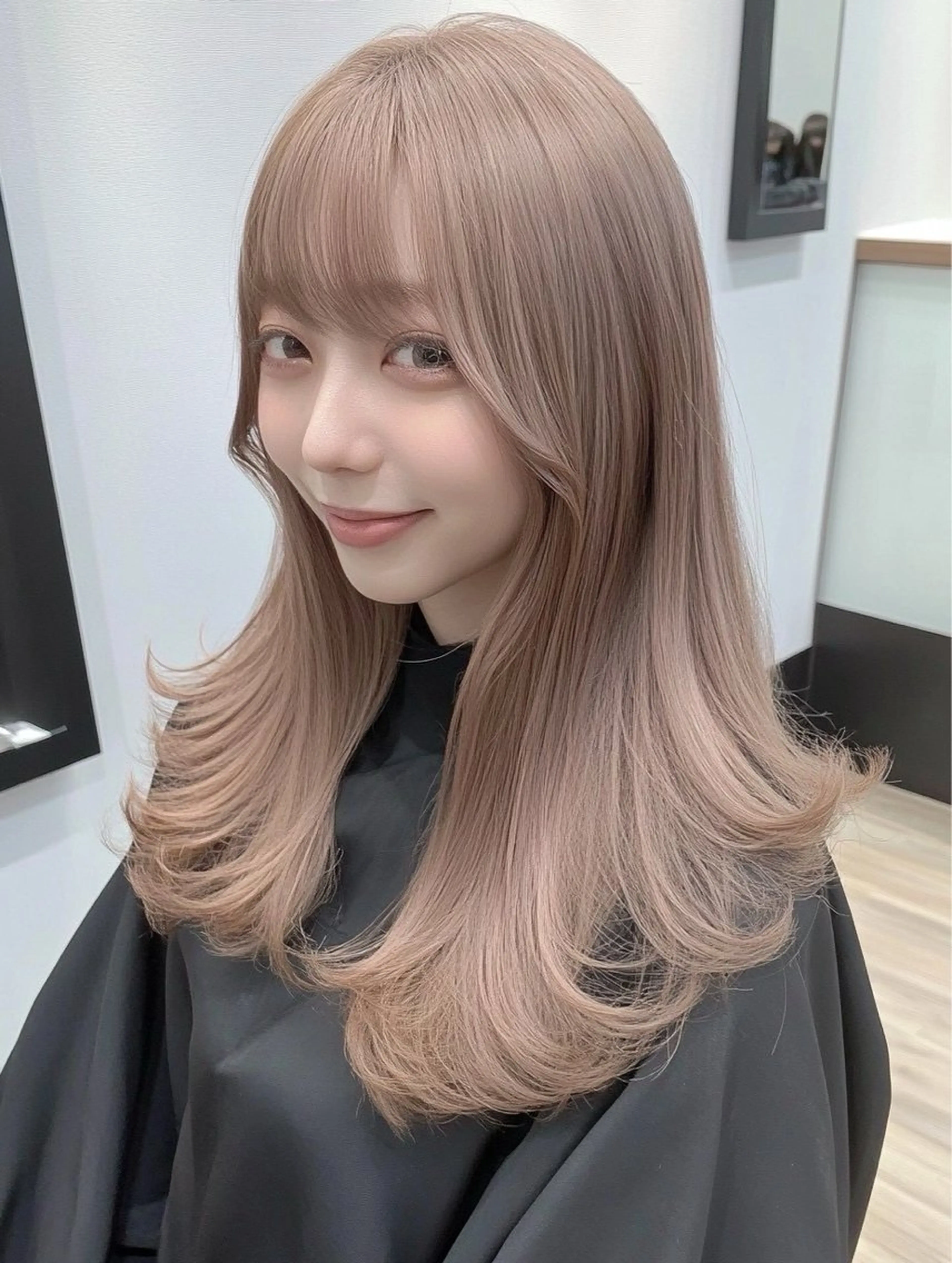 ロング 野澤 杏のヘアスタイル