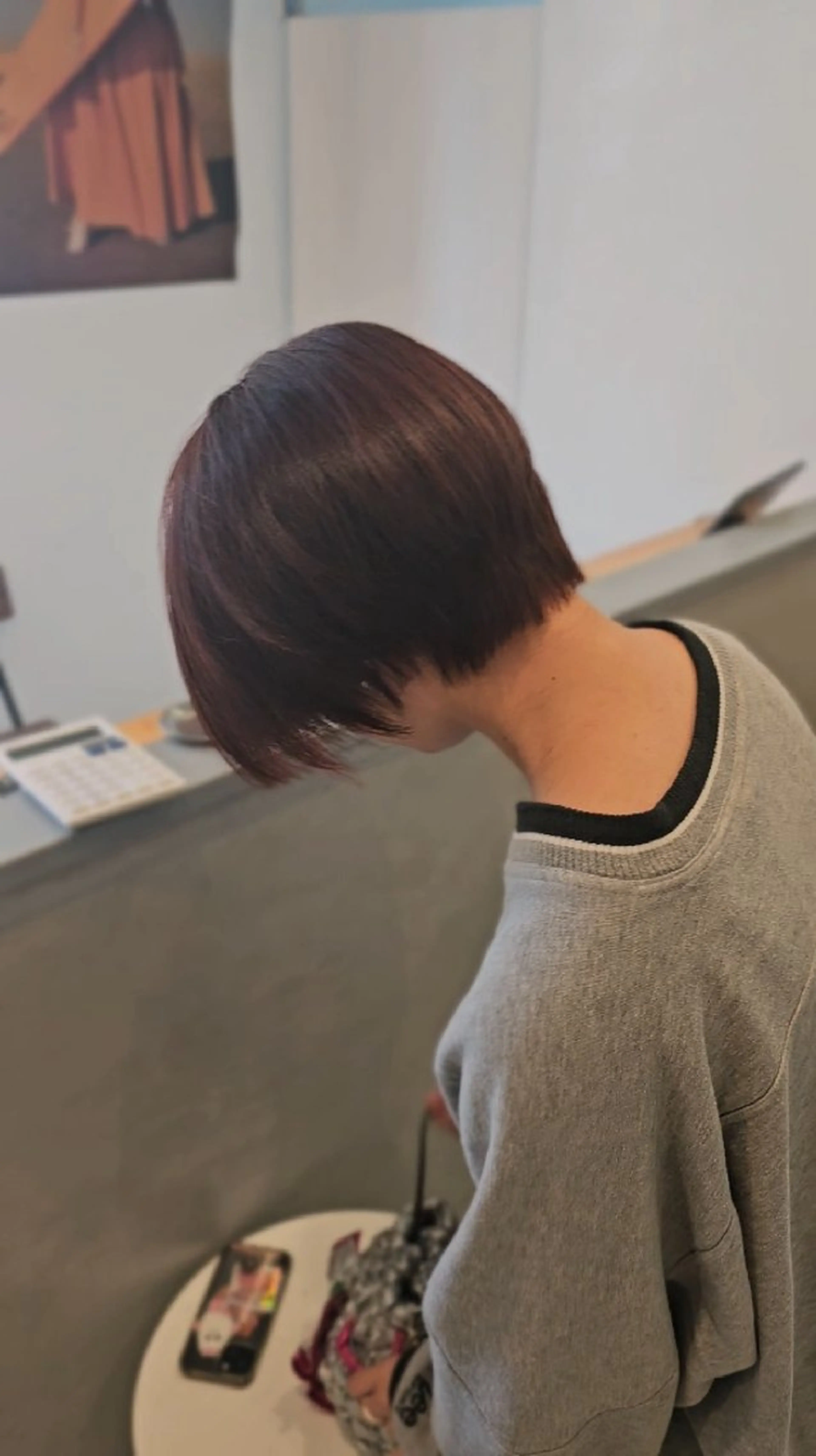 ショート カラー ショートボブ ダブルカラー ピンクカラー ボブ ショートヘア カット ヘアカラー トリートメント サロウィン　神戸三宮店所属・三宮No.1ブリーチ 無しカラー/杉山太貴のヘアスタイル