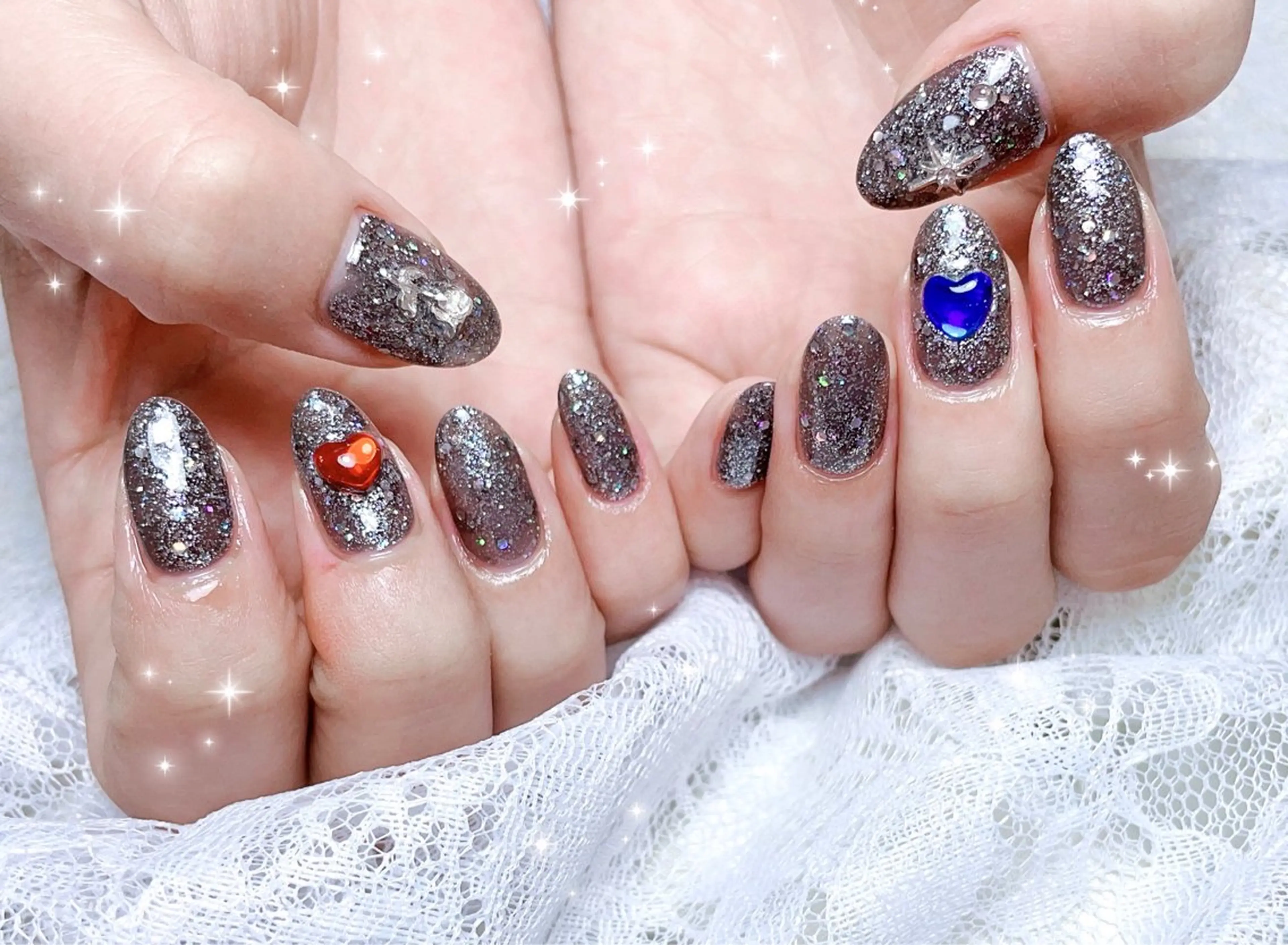 ネイル ハンドネイル FLARE NAIL フレアネイルのネイルデザイン