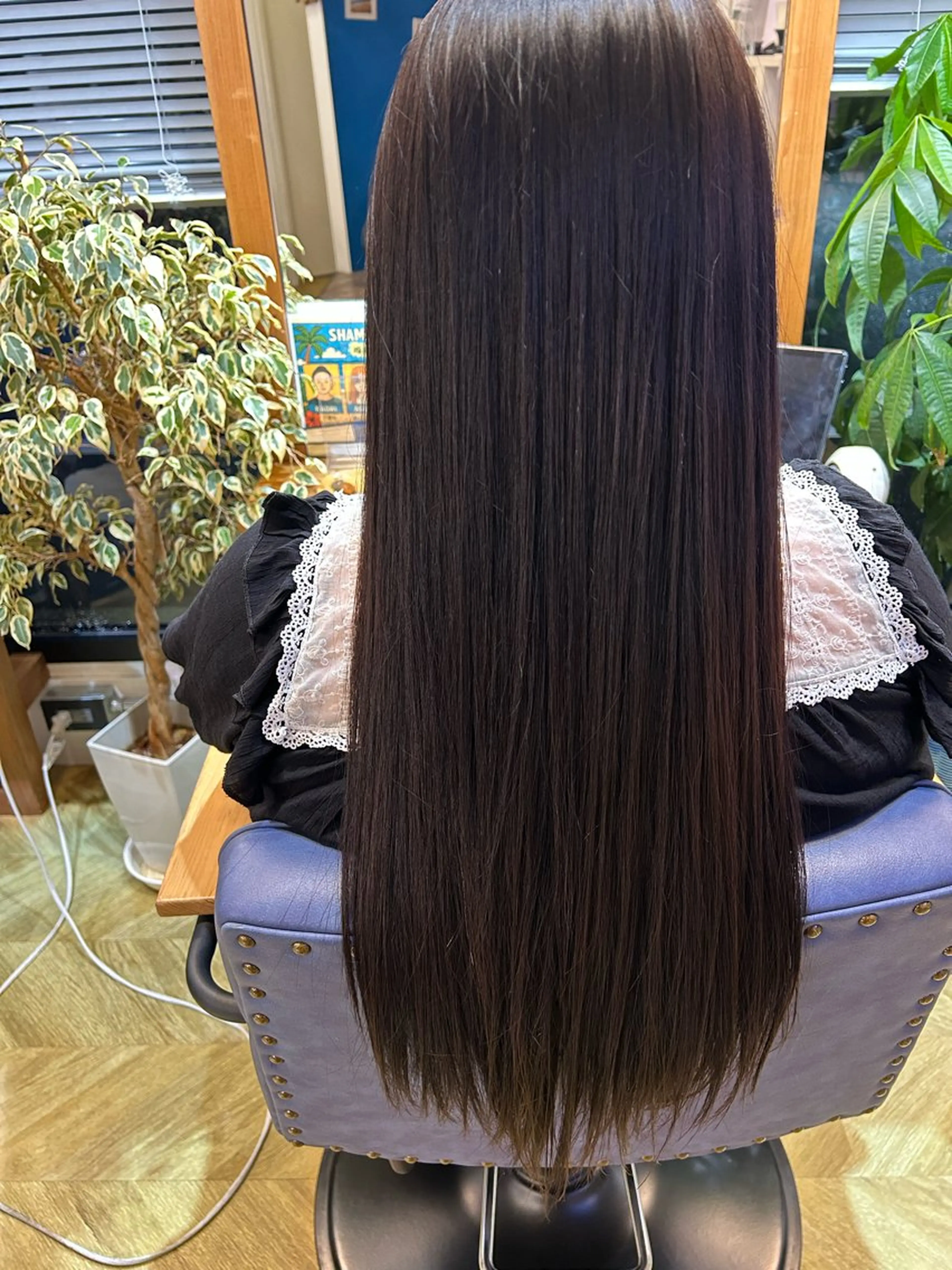 ロング 縮毛矯正 うる艶×韓国hair 【아스카🌸アスカ】のヘアスタイル