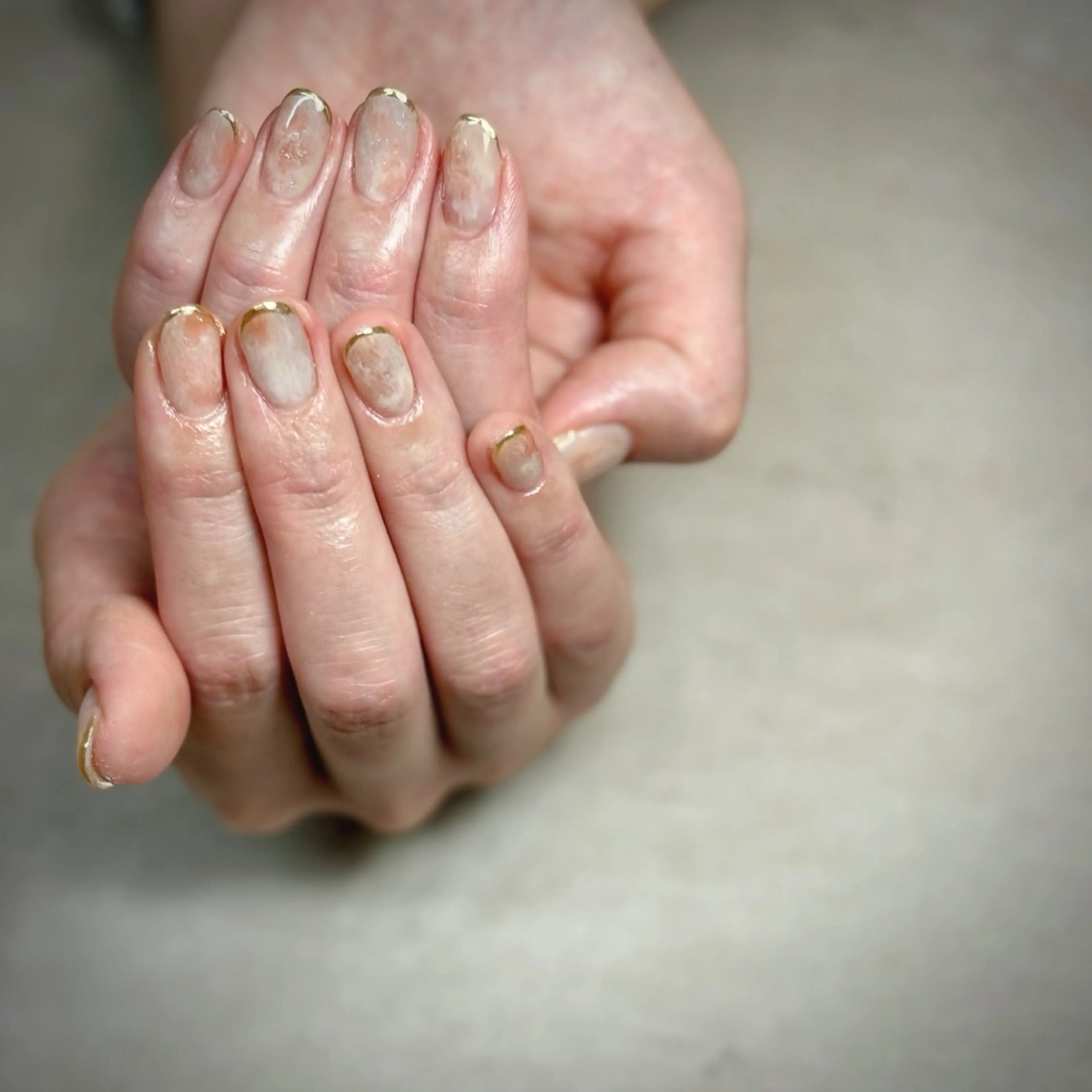 ネイル アートネイル ニュアンスネイル 春ネイル chic_nail chieのネイルデザイン