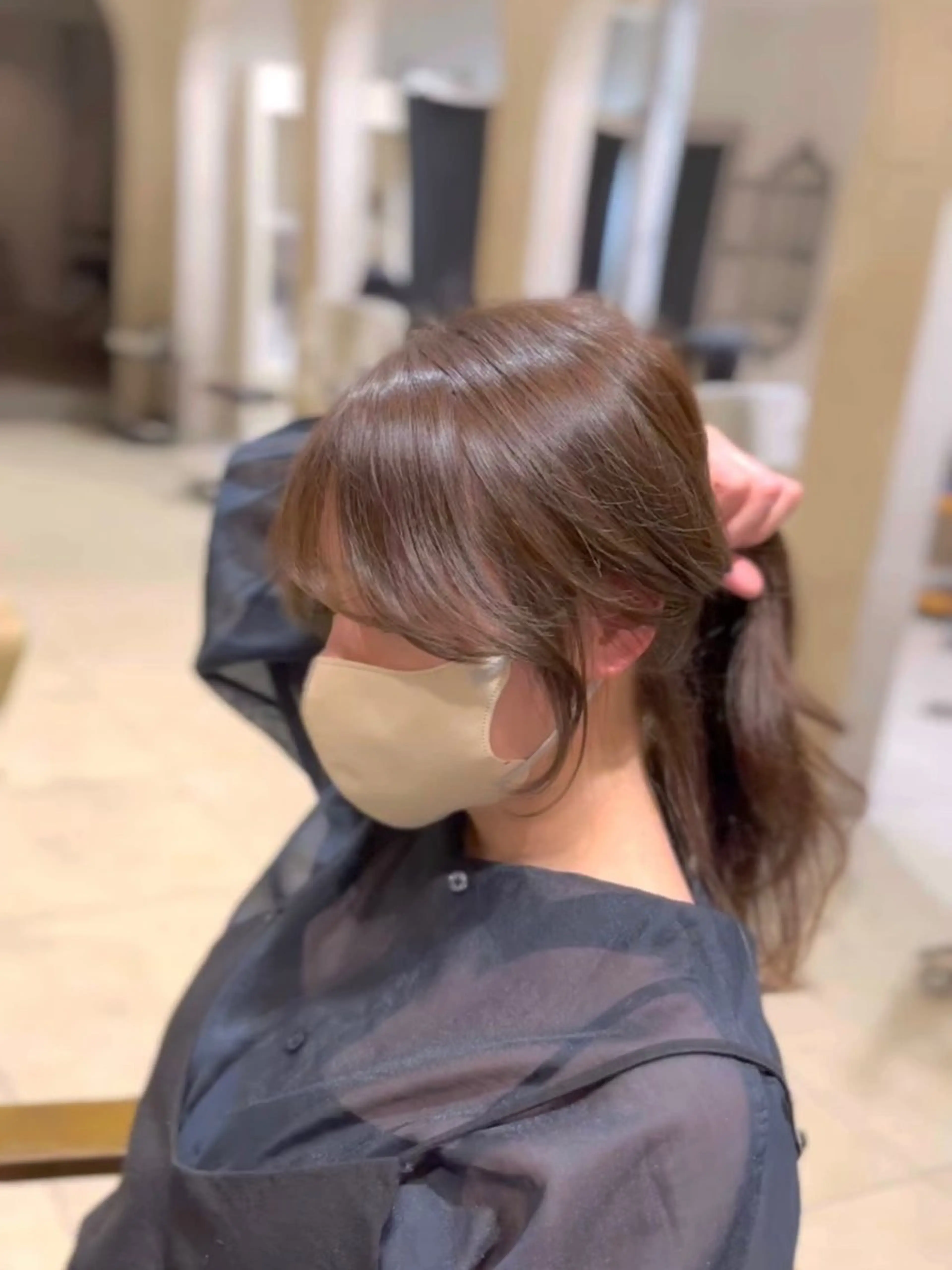 ロング カラー カット ヘアカラー トリートメント 橋口 陽太のヘアスタイル