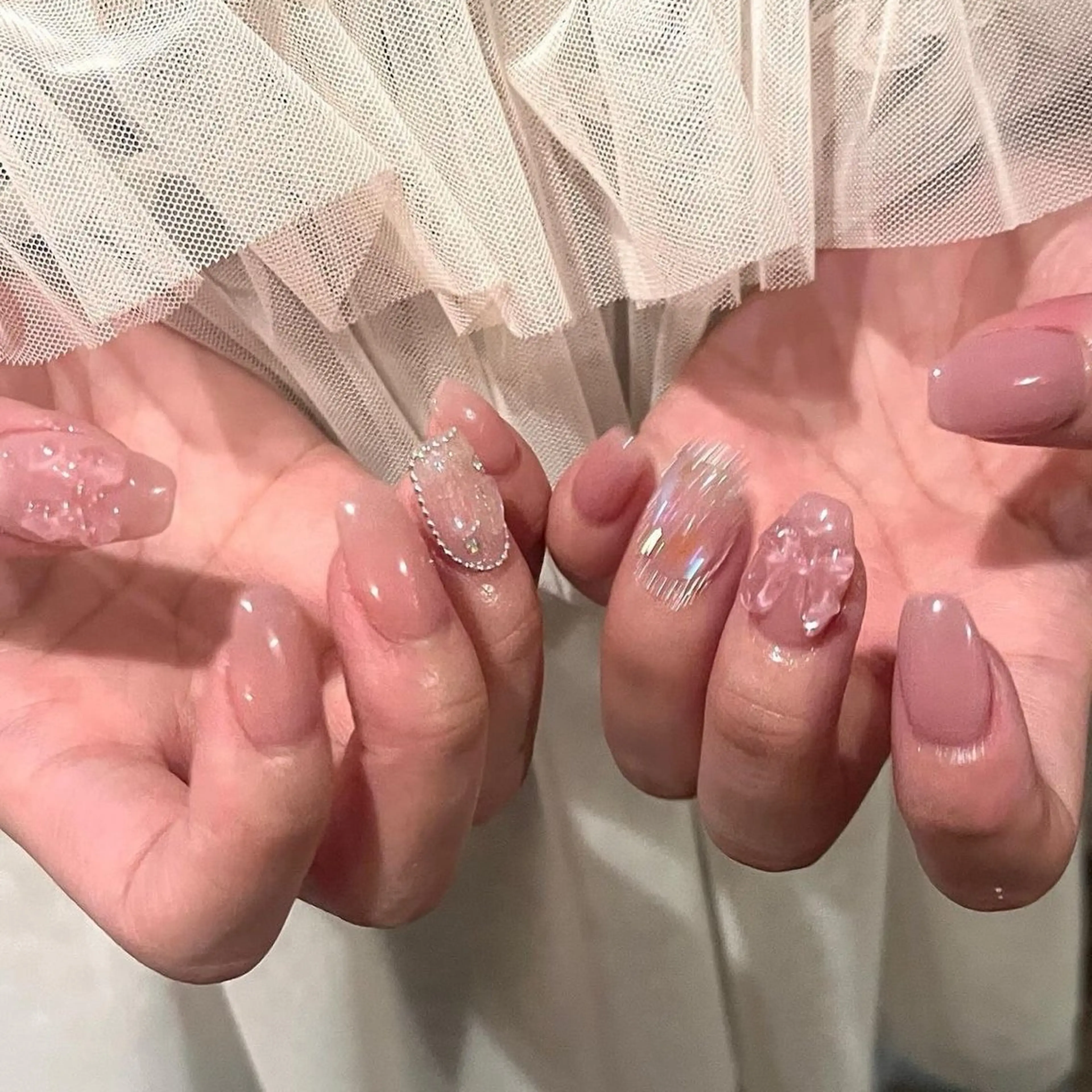 ネイル ワンホンネイル RIHO ♡のネイルデザイン