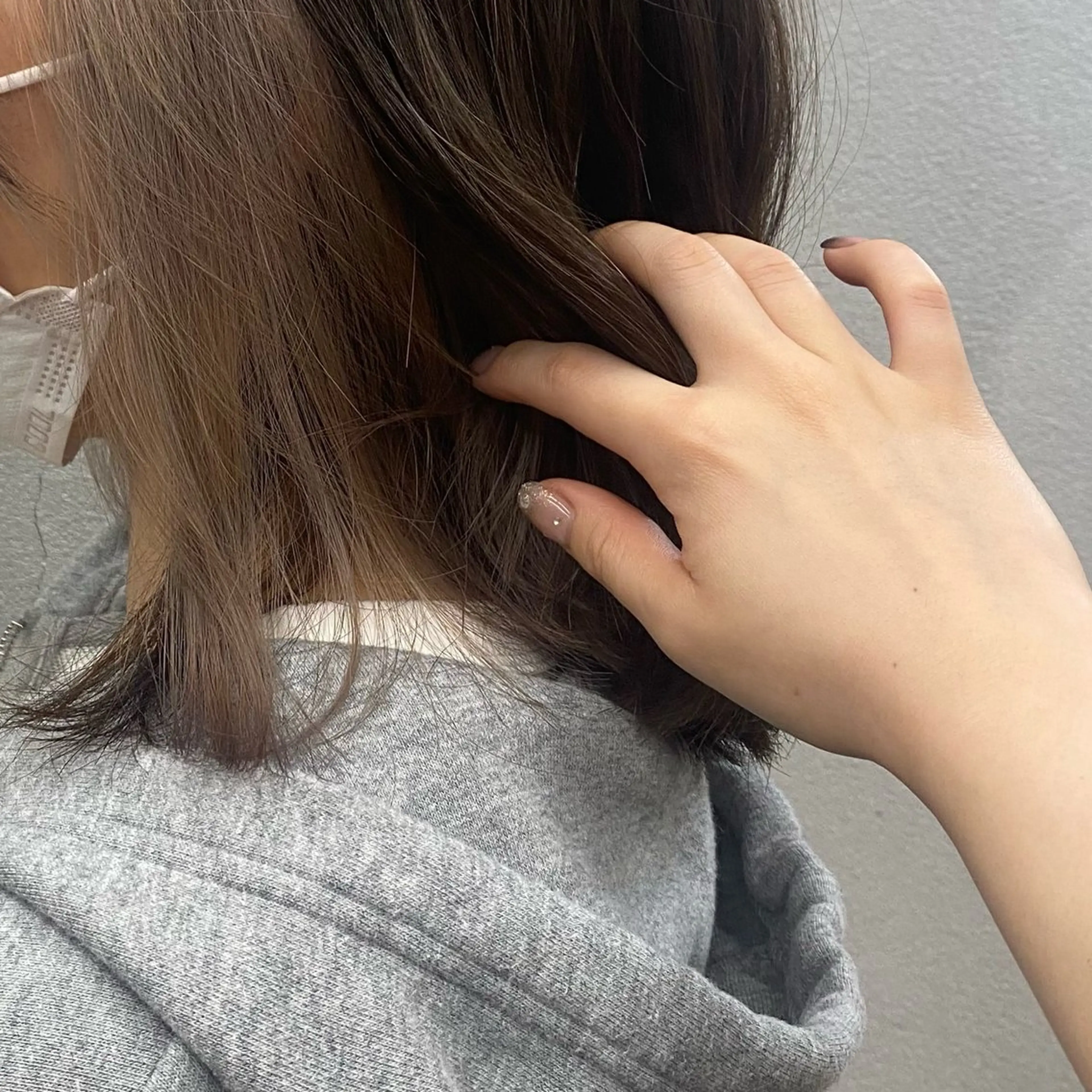 カラー カット ヘアカラー トリートメント ゆりか /透明感カラーのヘアスタイル