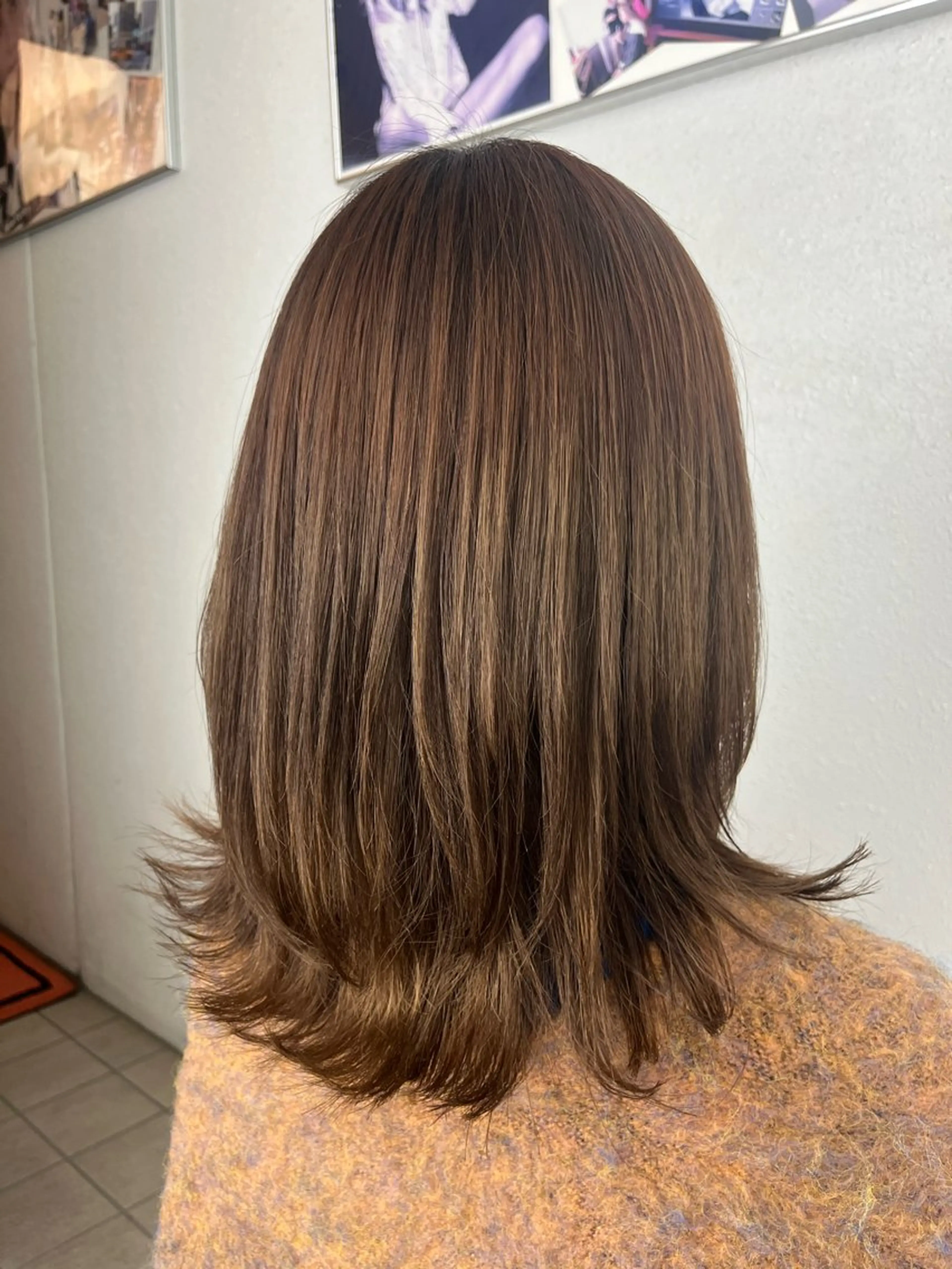 ロング レイヤーカット 沼畑 夢希のマツエク・マツパデザイン