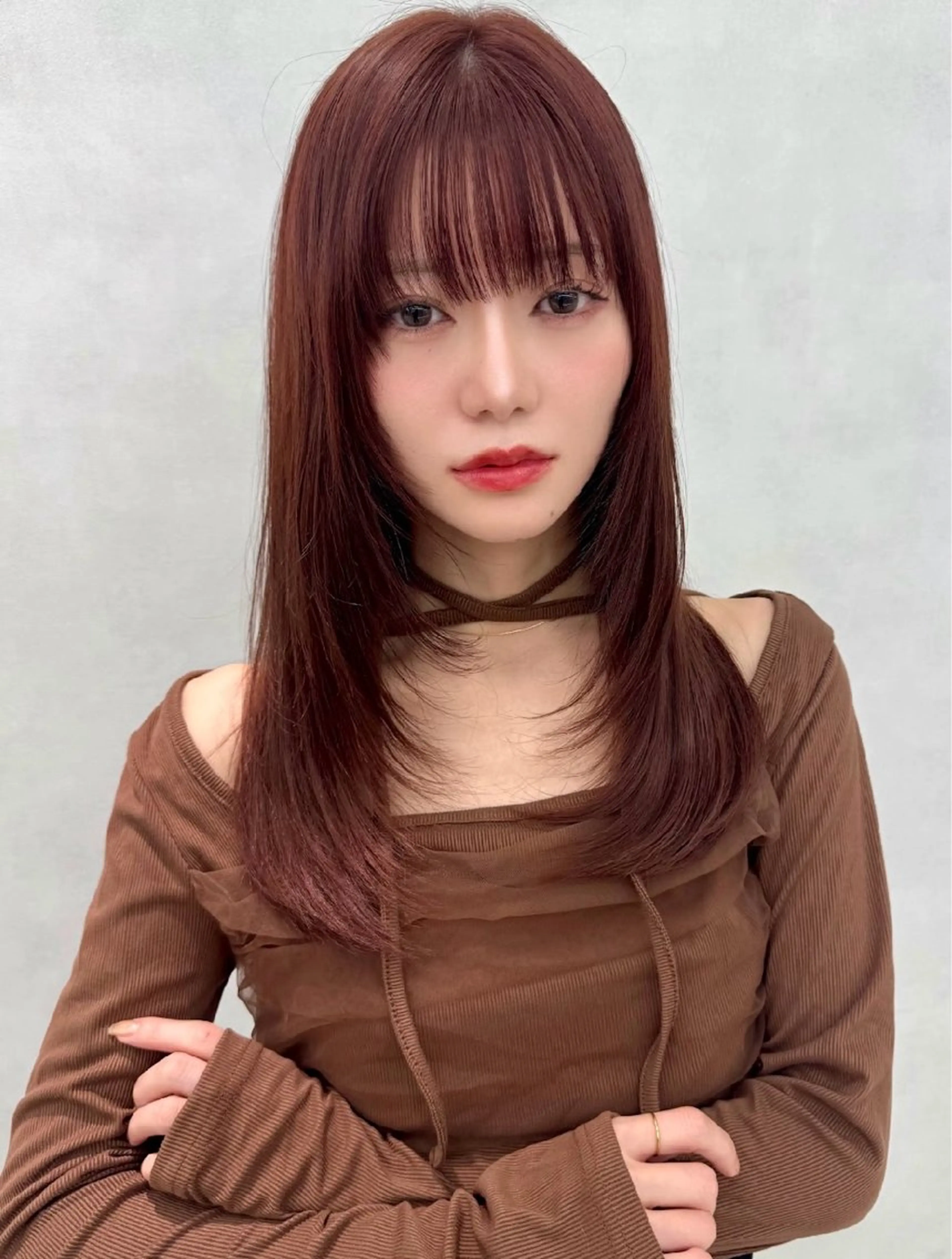 ロング カラー ✨艶髪・縮毛矯正✨️ 🦖しんのすけ🦖のヘアスタイル