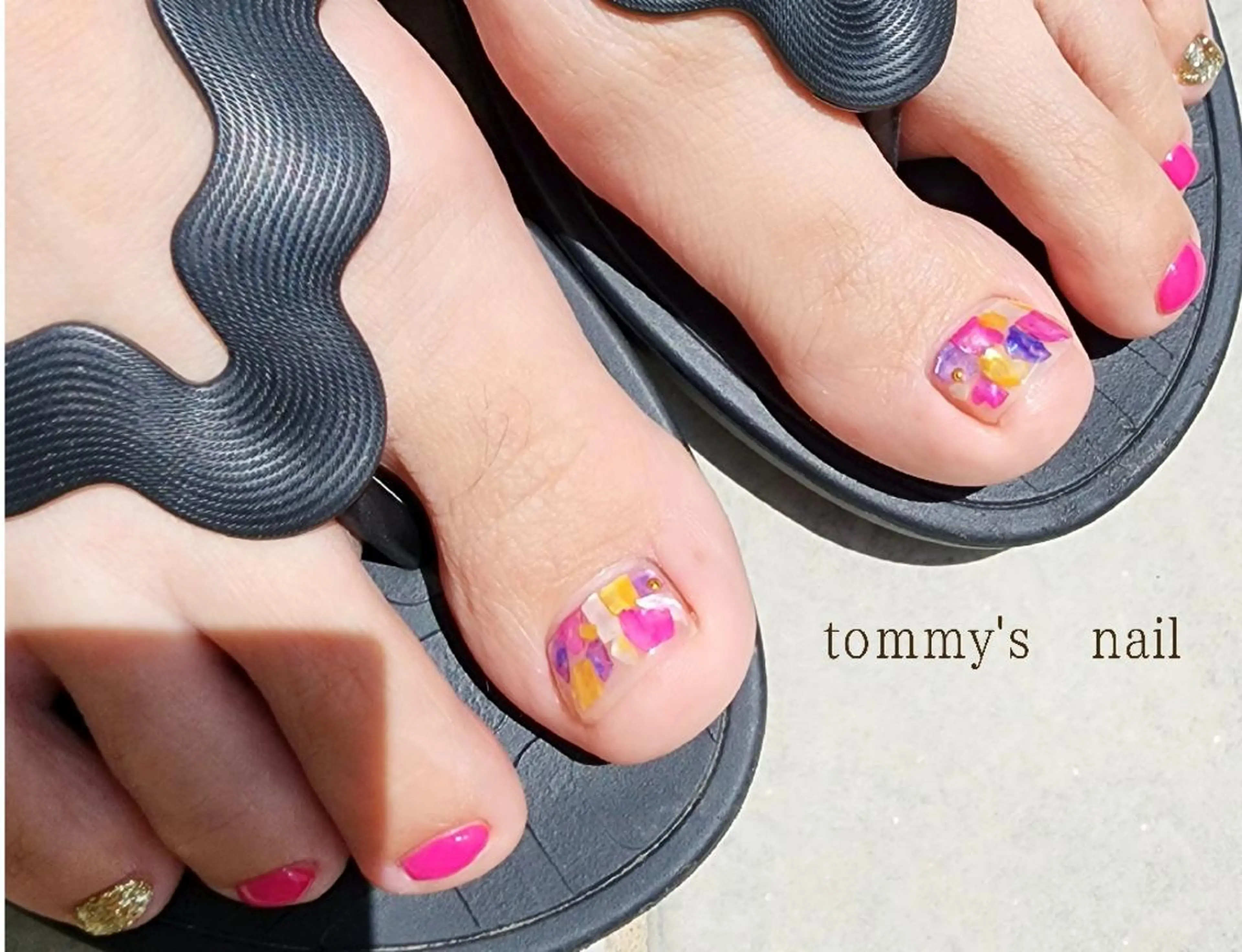 ネイル アートネイル フットネイル ジェルネイル ミラーネイル ワンカラーネイル tommy's nail所属・福岡/若よもぎ蒸し 全身美容が叶うサロンのネイルデザイン
