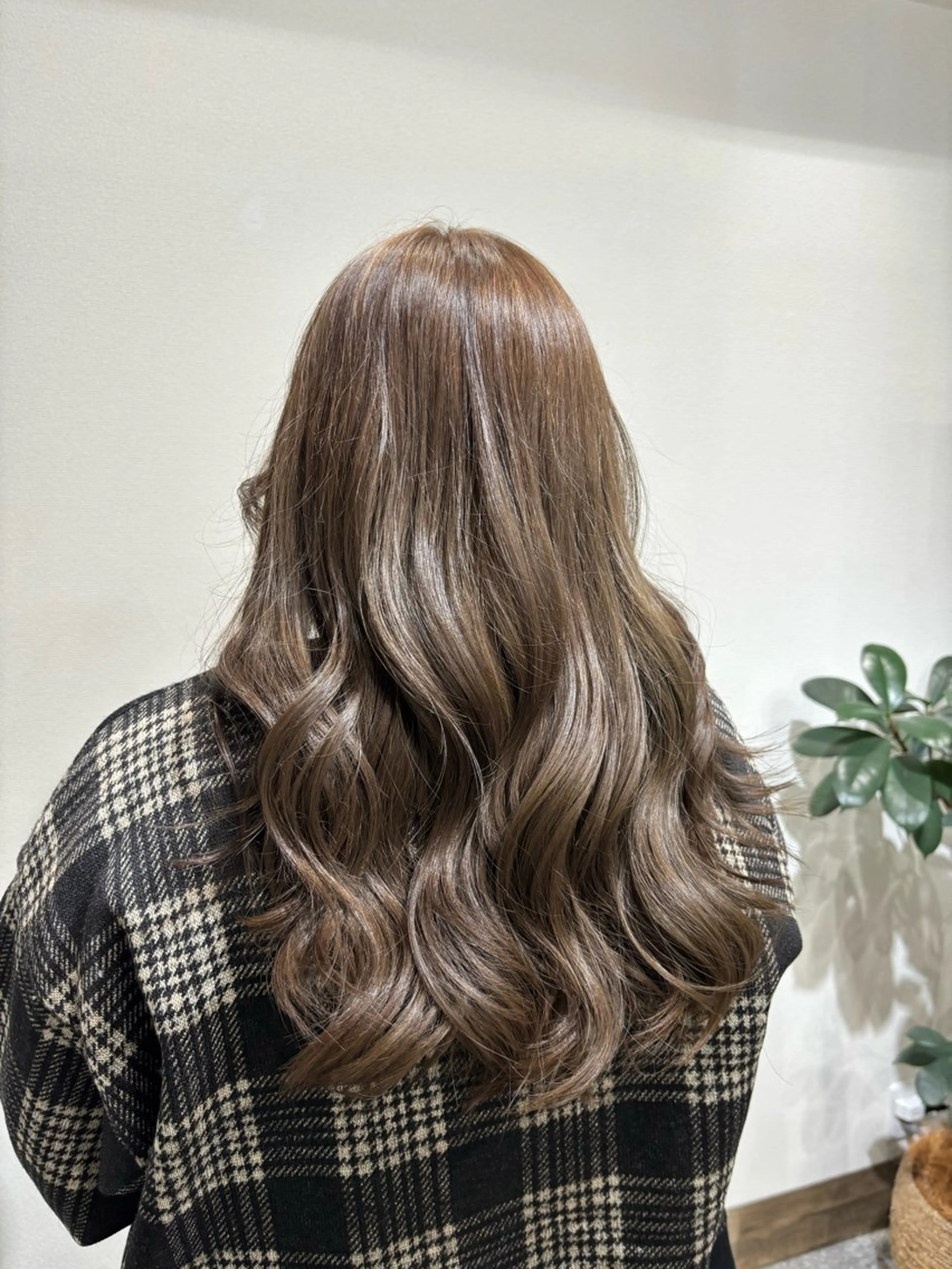 ロング ヘアカラー momoka/暖色 カラー/縮毛矯正✨️のヘアスタイル