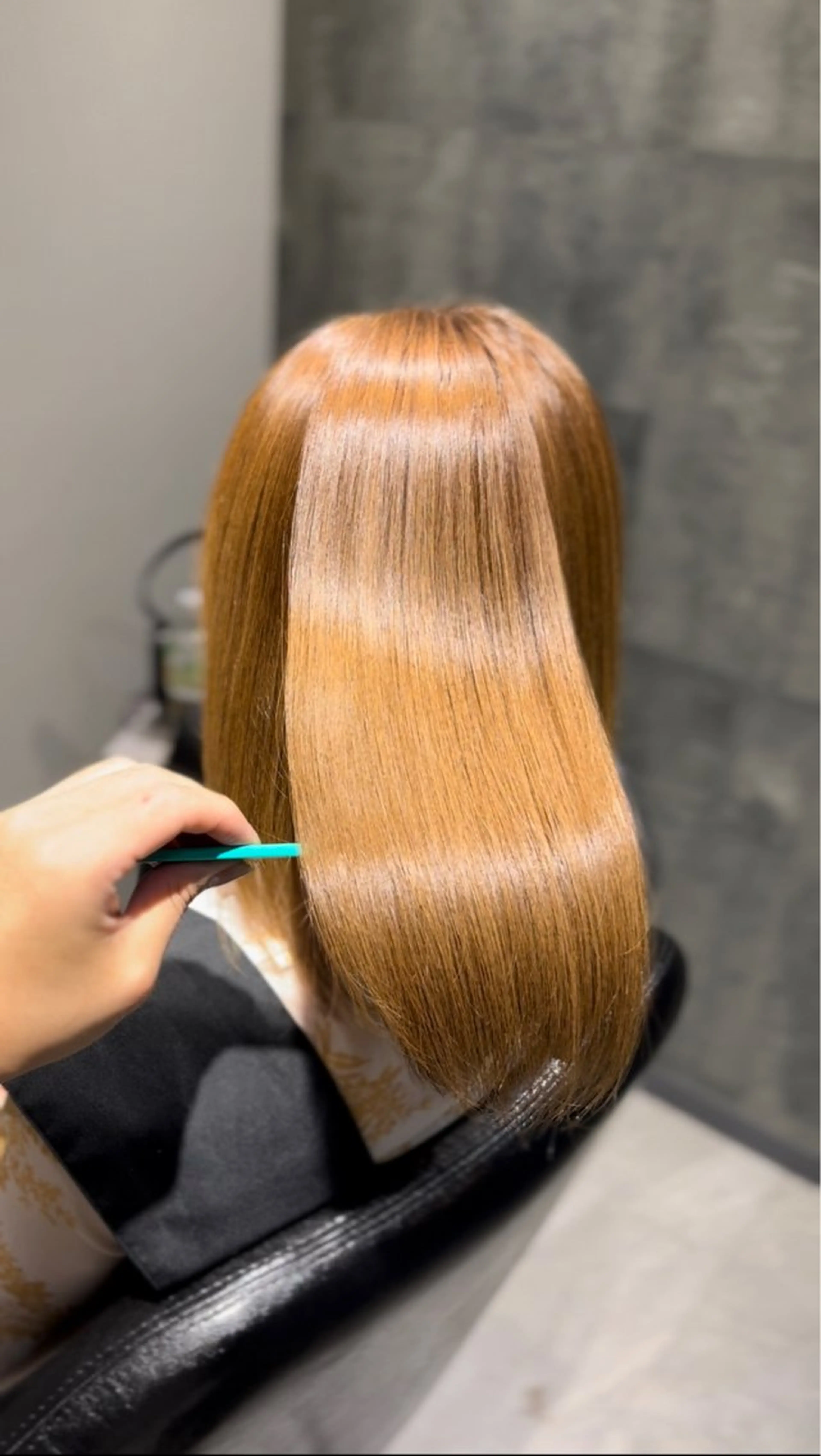 セミロング 縮毛矯正特化 /冨永隆誠のヘアスタイル