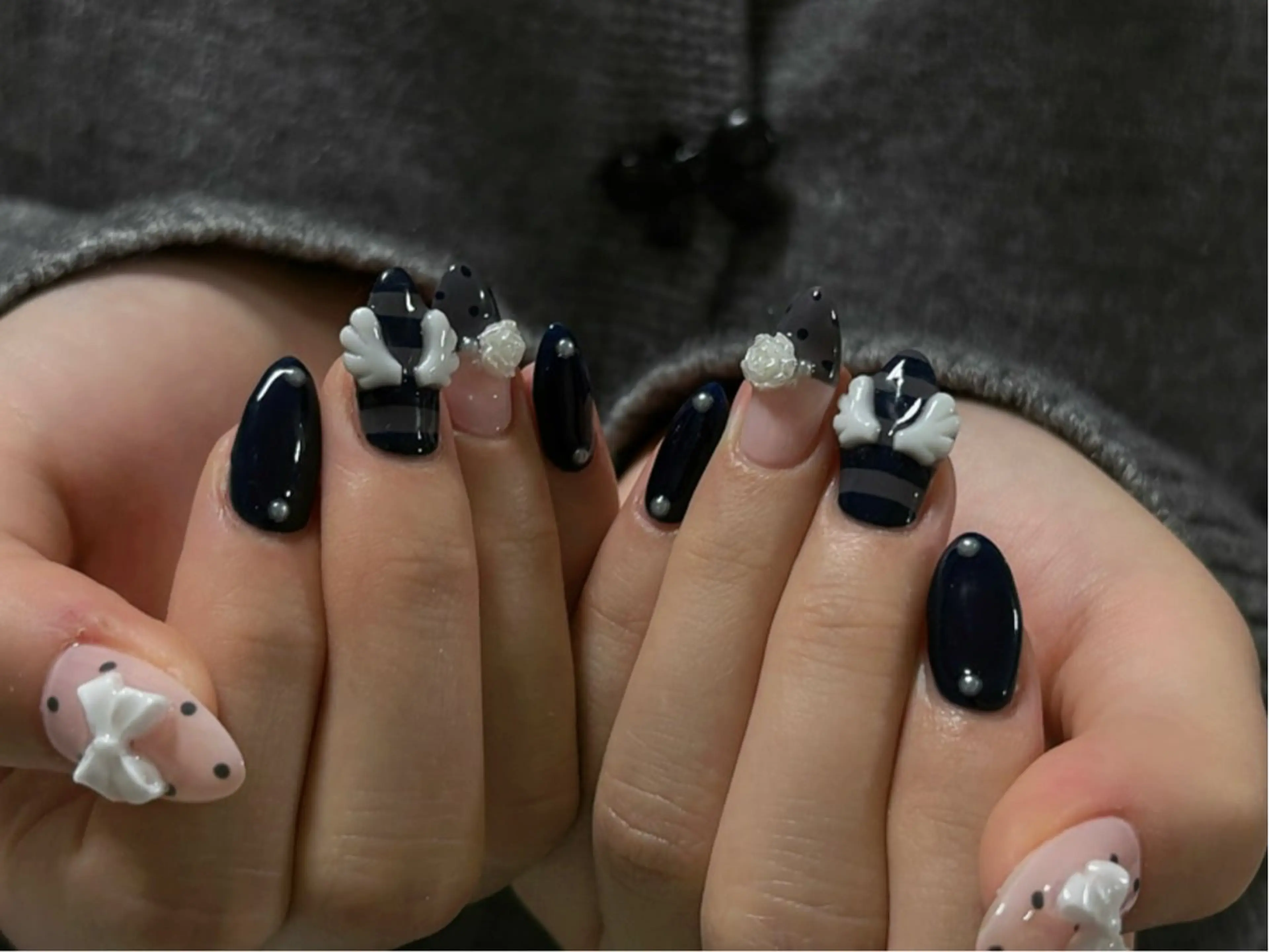 ネイル ハンドネイル Protea きぬがわ らむのネイルデザイン