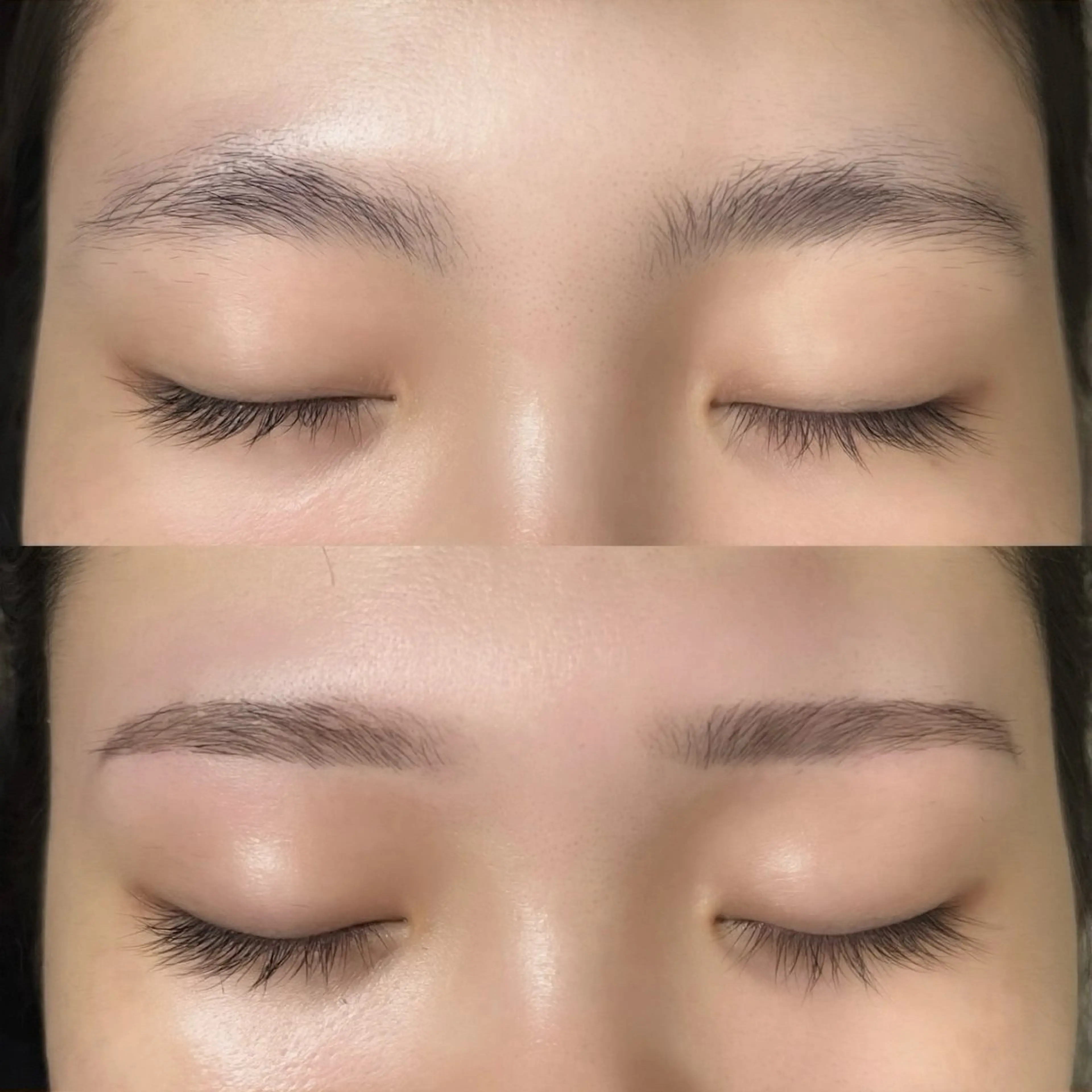 🩶HBL/ハリウッドブロウリフト(毛並み矯正、wax脱毛、メイク仕上げ)の写真