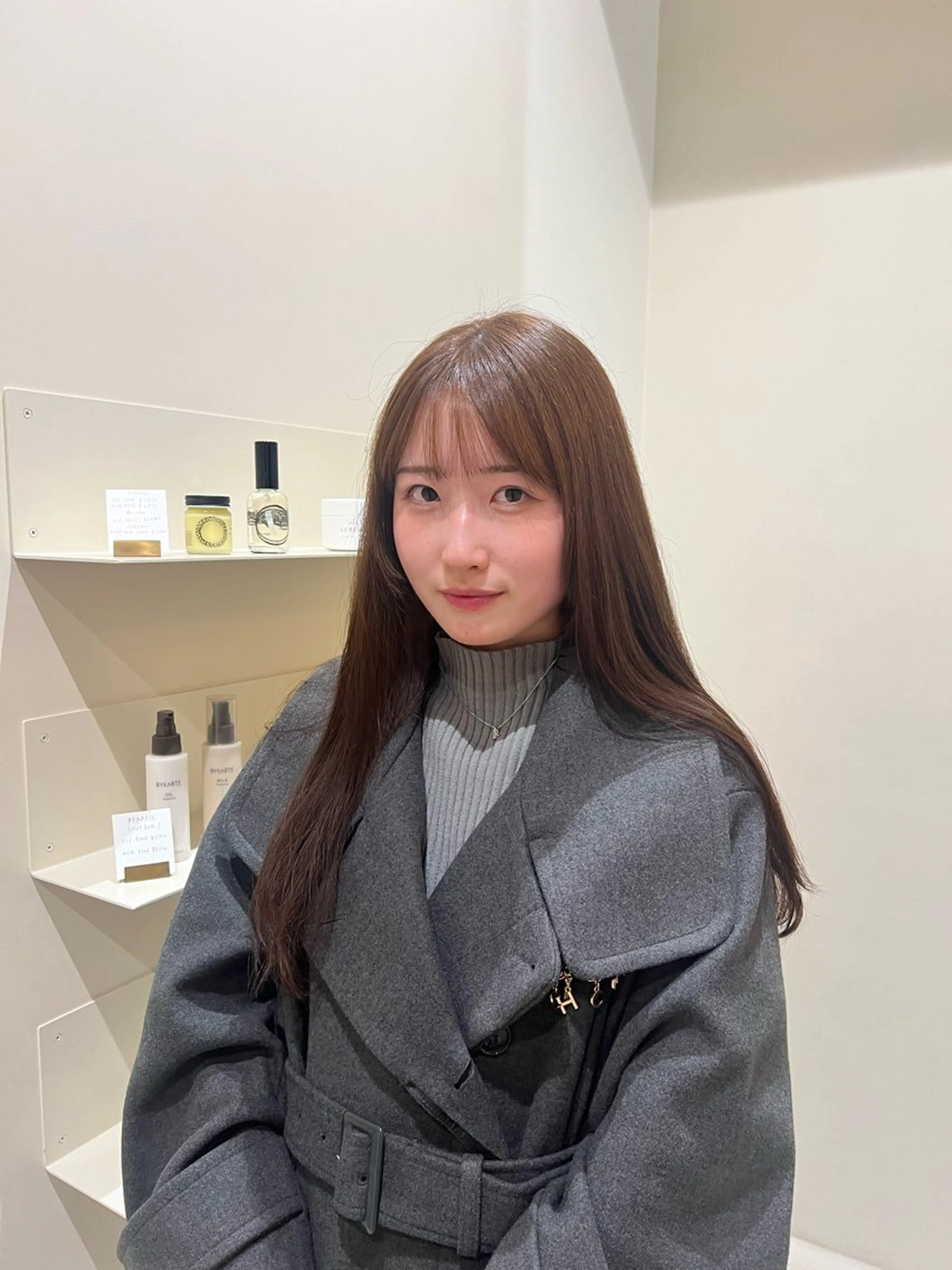 ロング カラー 加藤 祐斗のヘアスタイル