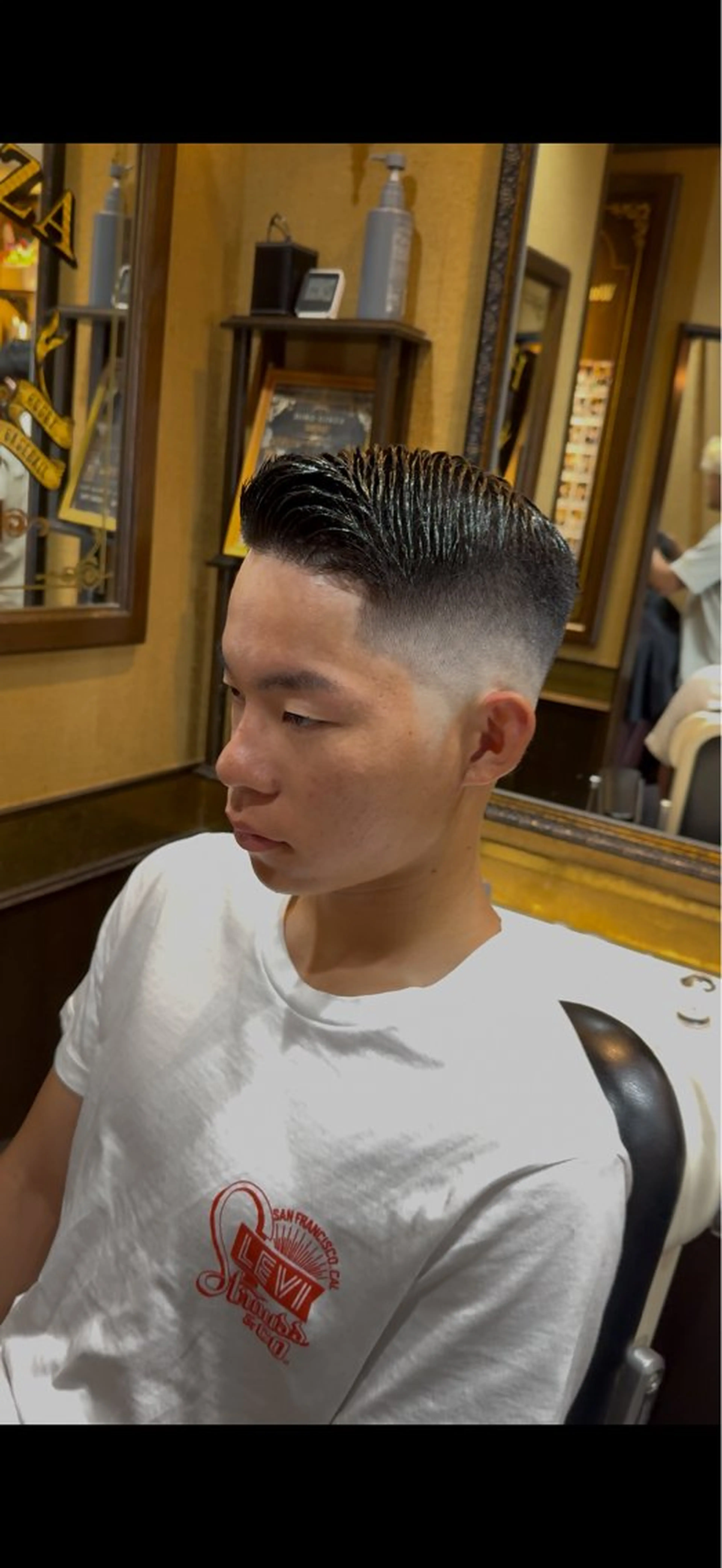 フェードカット+シャンプーセットの写真